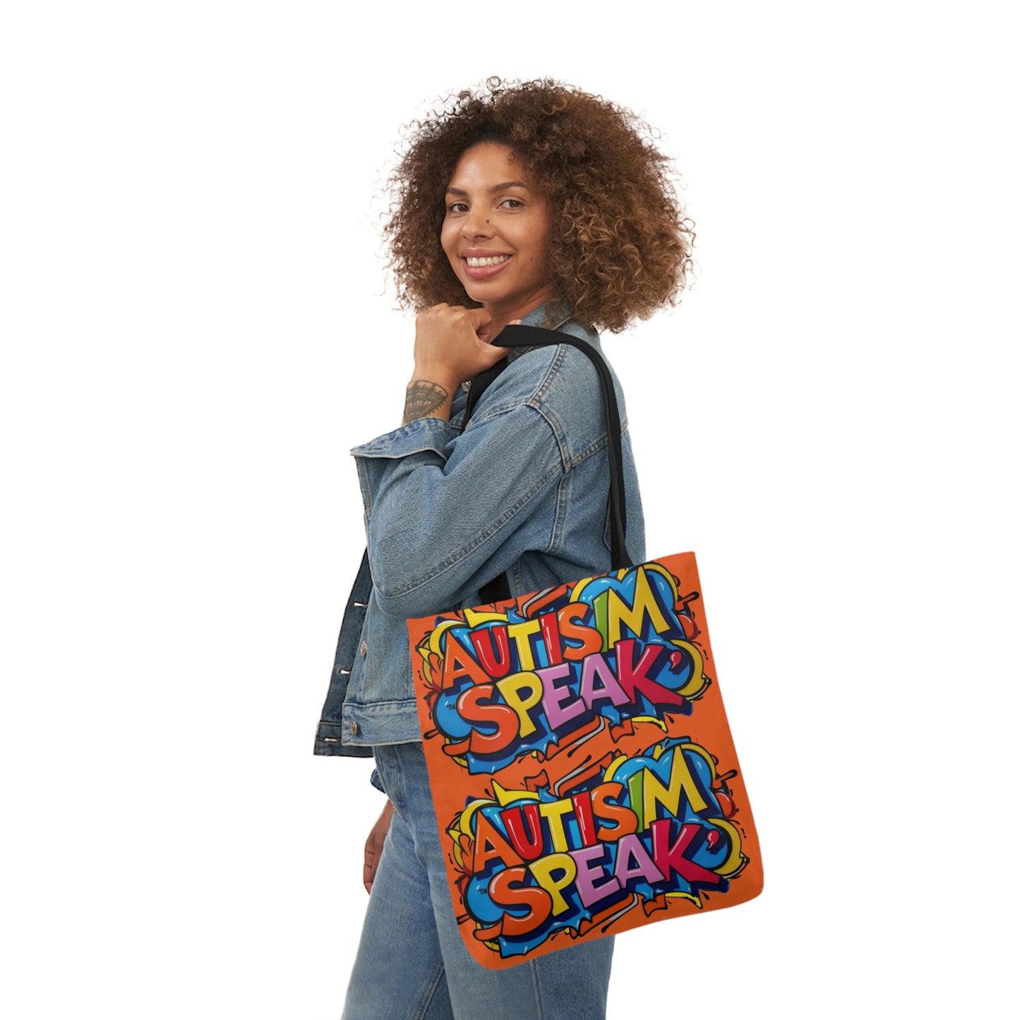 Autism Awareness Canvas Tote Bag,
