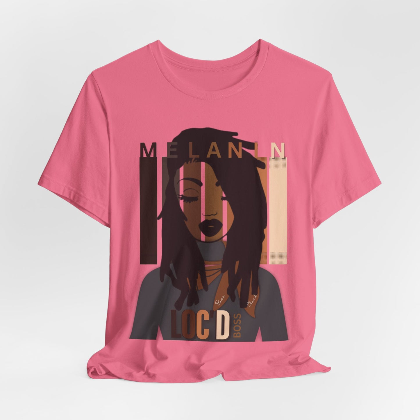 Melanin Loc'd Jersey Short Sleeve Tee