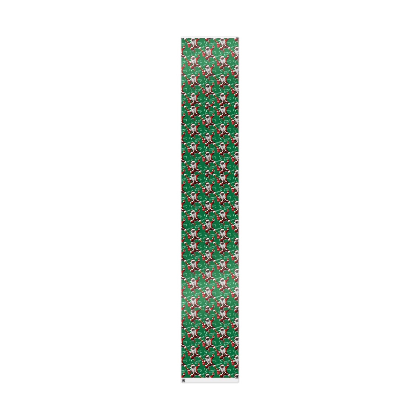 Santa Gotta Groove, African American Santa Christmas Holiday Wrap