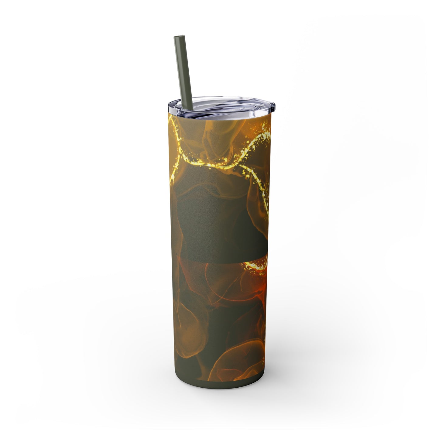 Fire Skinny Tumbler with Straw, 20oz Model# 051701