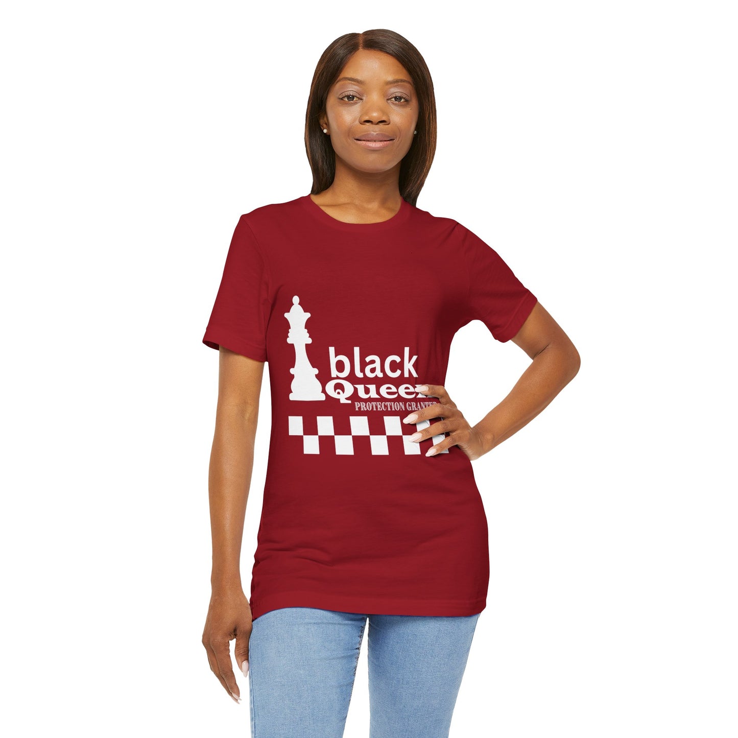 Black Queen Chess Tee - Unisex Jersey Short Sleeve