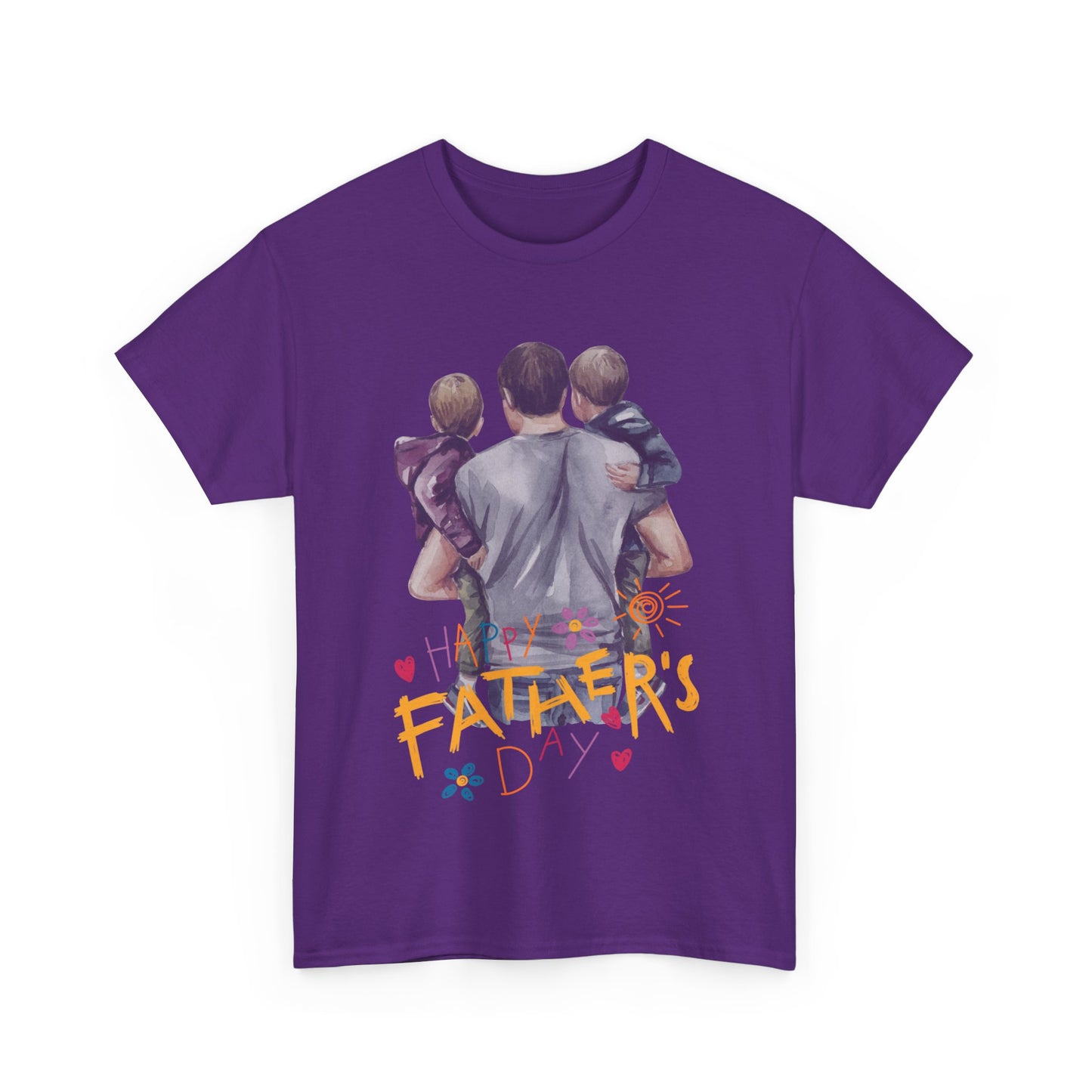 Happy Father's Day Unisex Heavy Cotton Tee