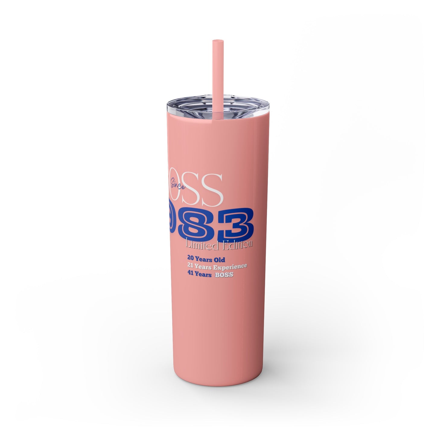 1983 Born Skinny Tumbler with Straw, 20oz