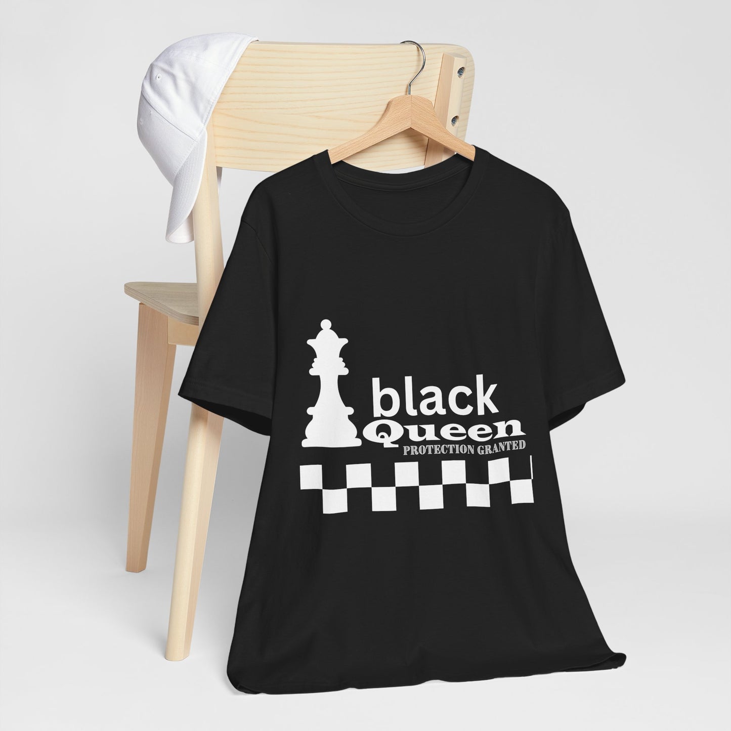 Black Queen Chess Tee - Unisex Jersey Short Sleeve