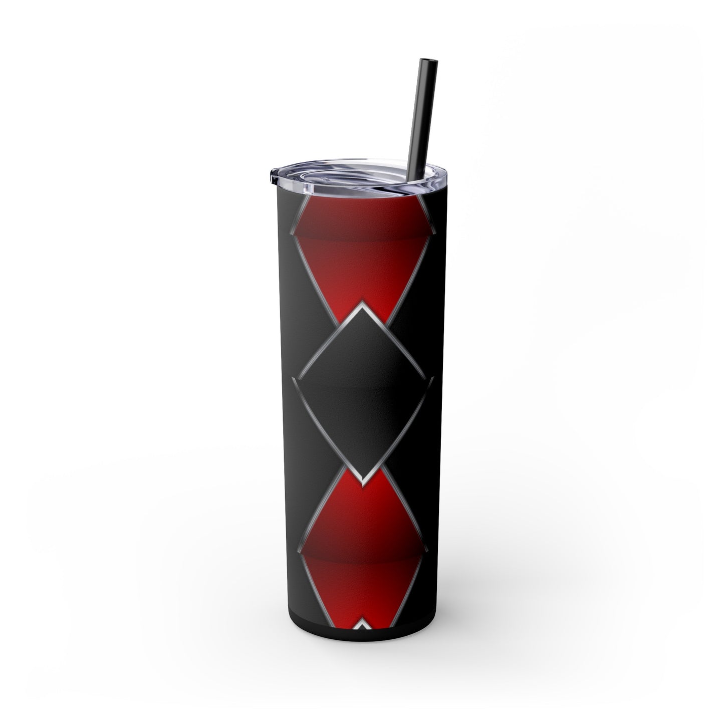 DANGER Skinny Tumbler with Straw, 20oz