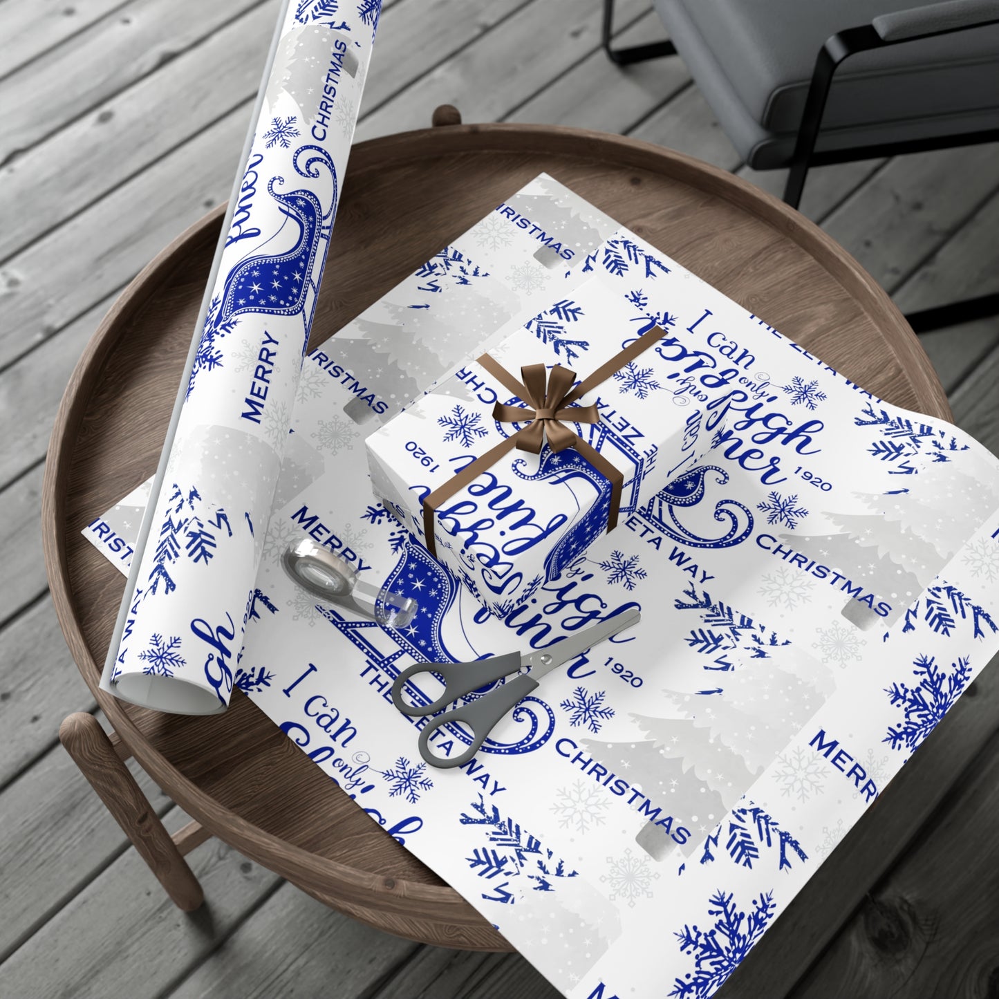 Gift Wrap Papers- Sleigh Finer