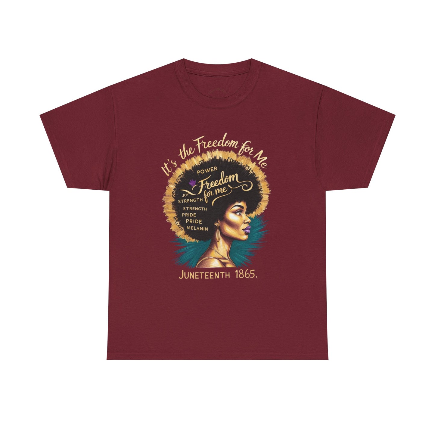 Graphic Tee - Juneteenth 1865 Freedom for Me Design