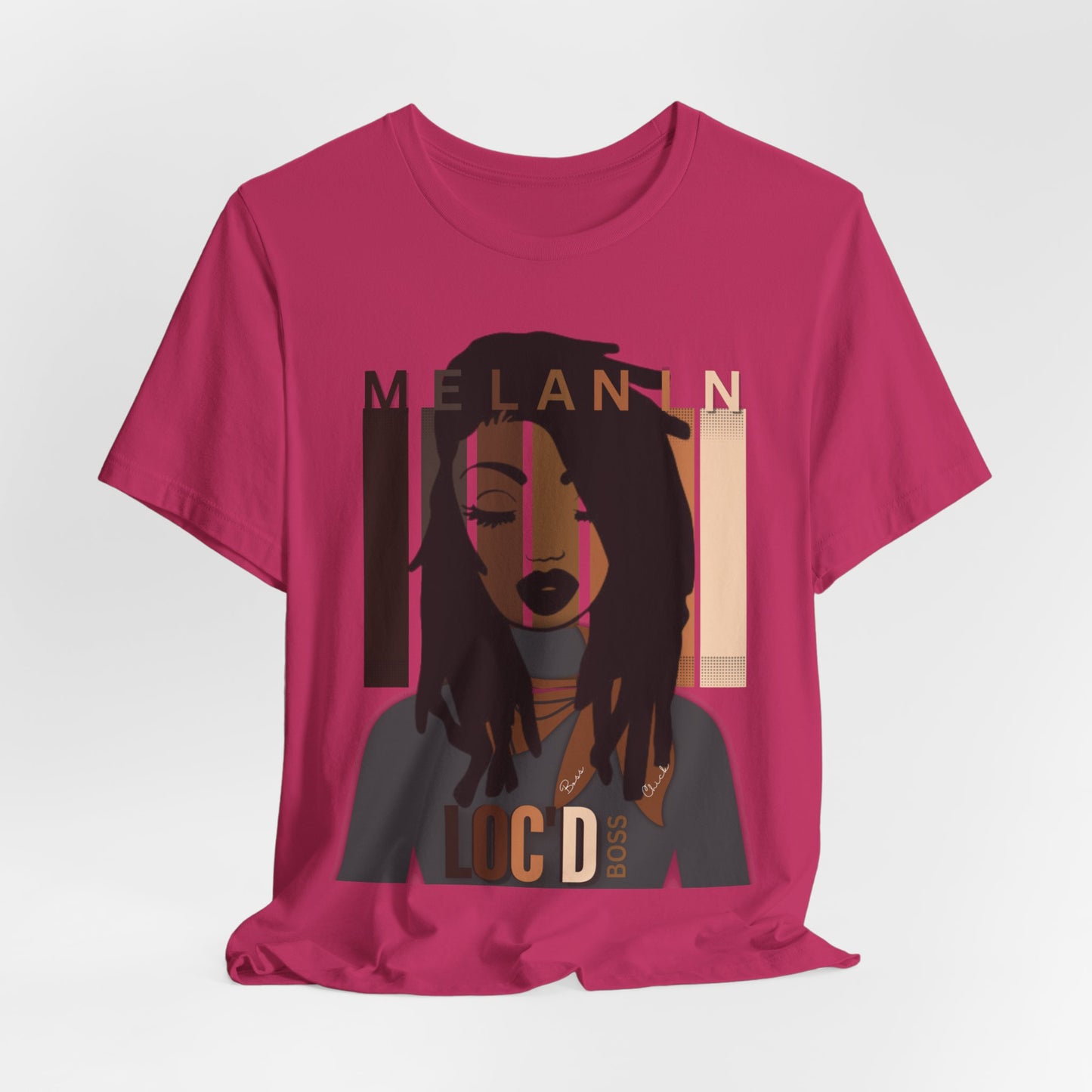 Melanin Loc'd Jersey Short Sleeve Tee