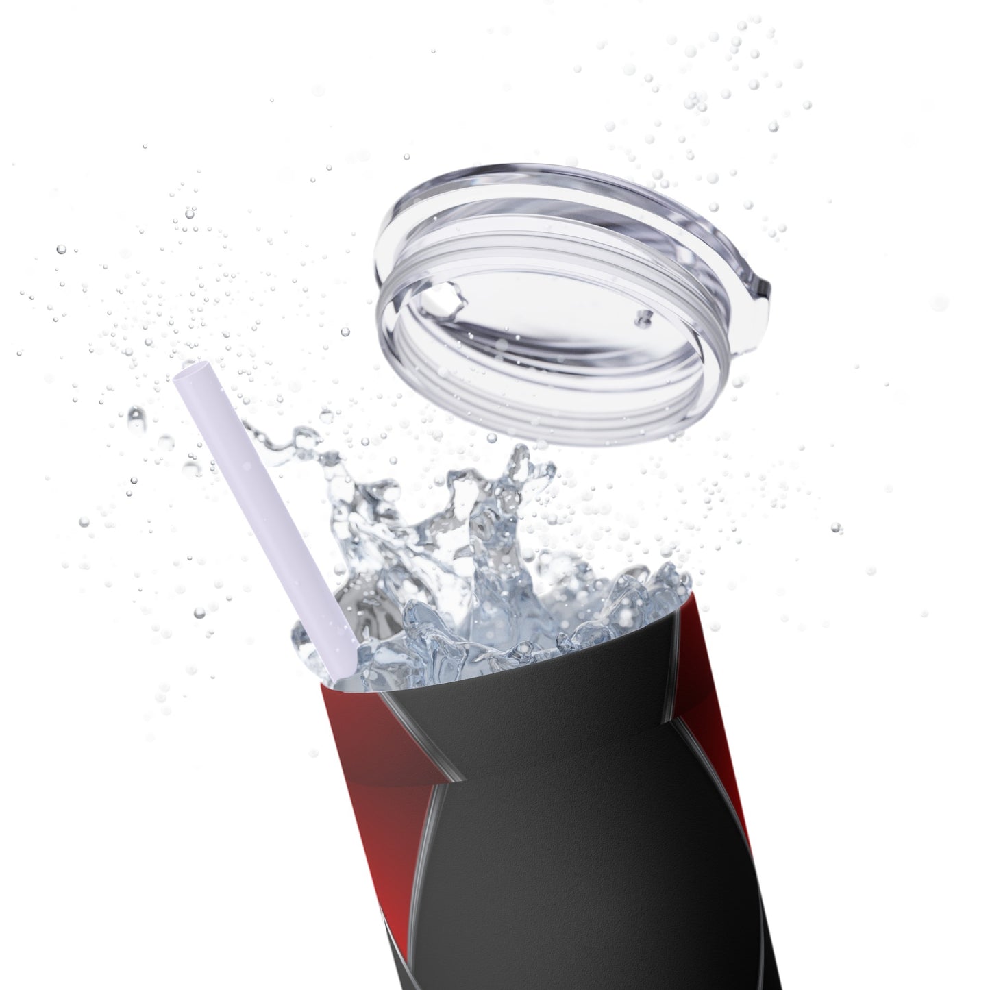 DANGER Skinny Tumbler with Straw, 20oz