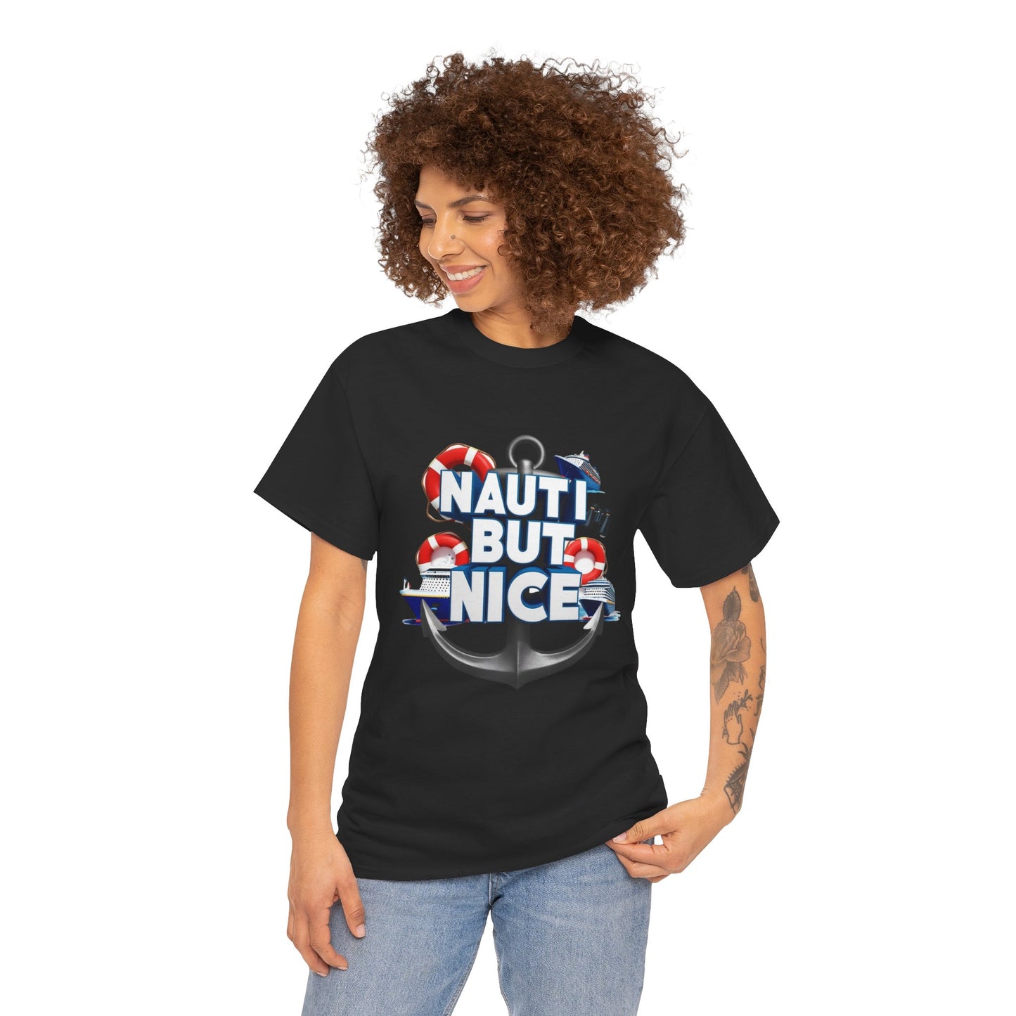 Nauti Unisex Tee - NAUTI BUT NICE Design