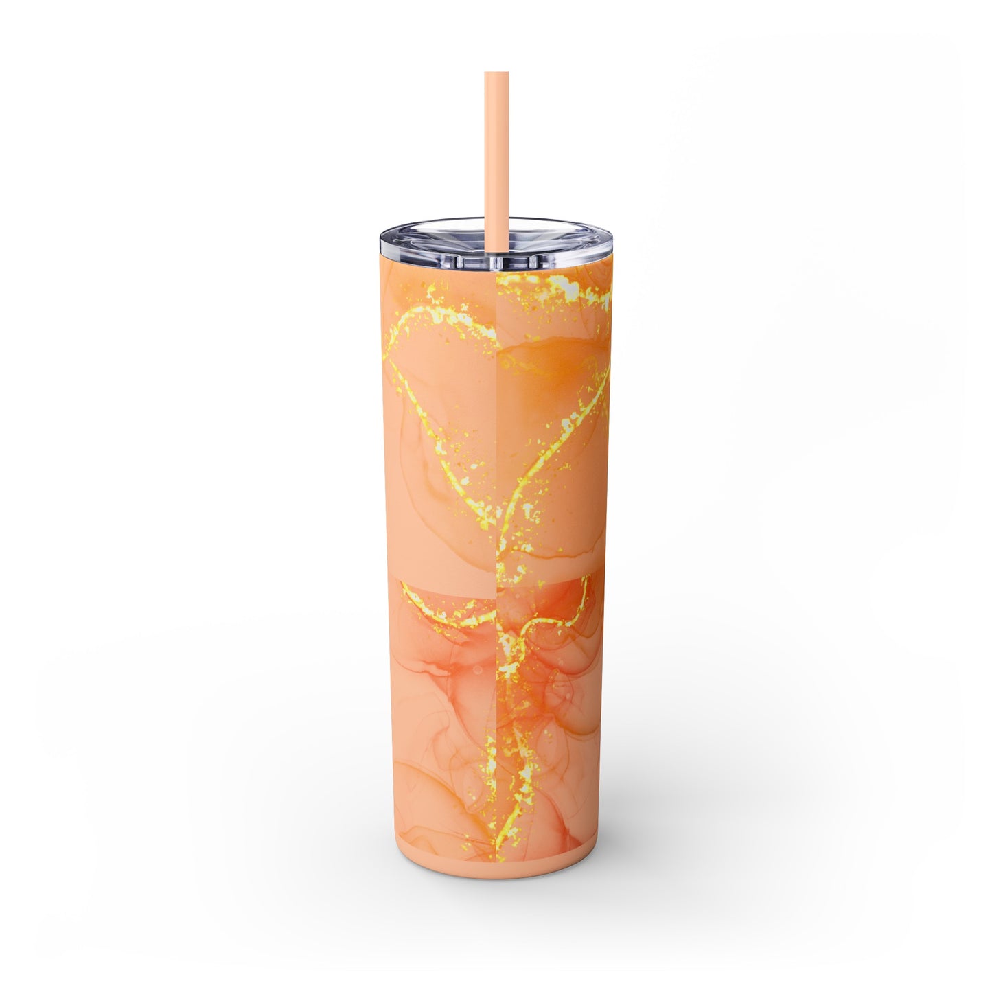 Fire Skinny Tumbler with Straw, 20oz Model# 051701
