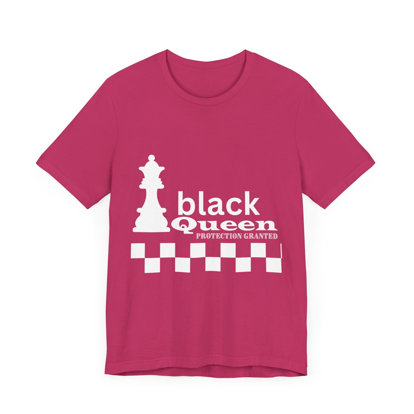 Black Queen Chess Tee - Unisex Jersey Short Sleeve