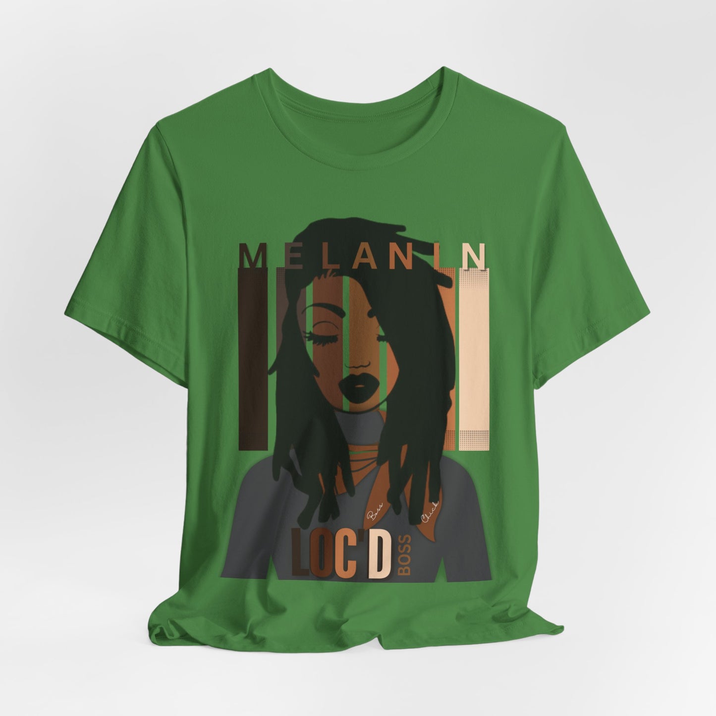 Melanin Loc'd Jersey Short Sleeve Tee