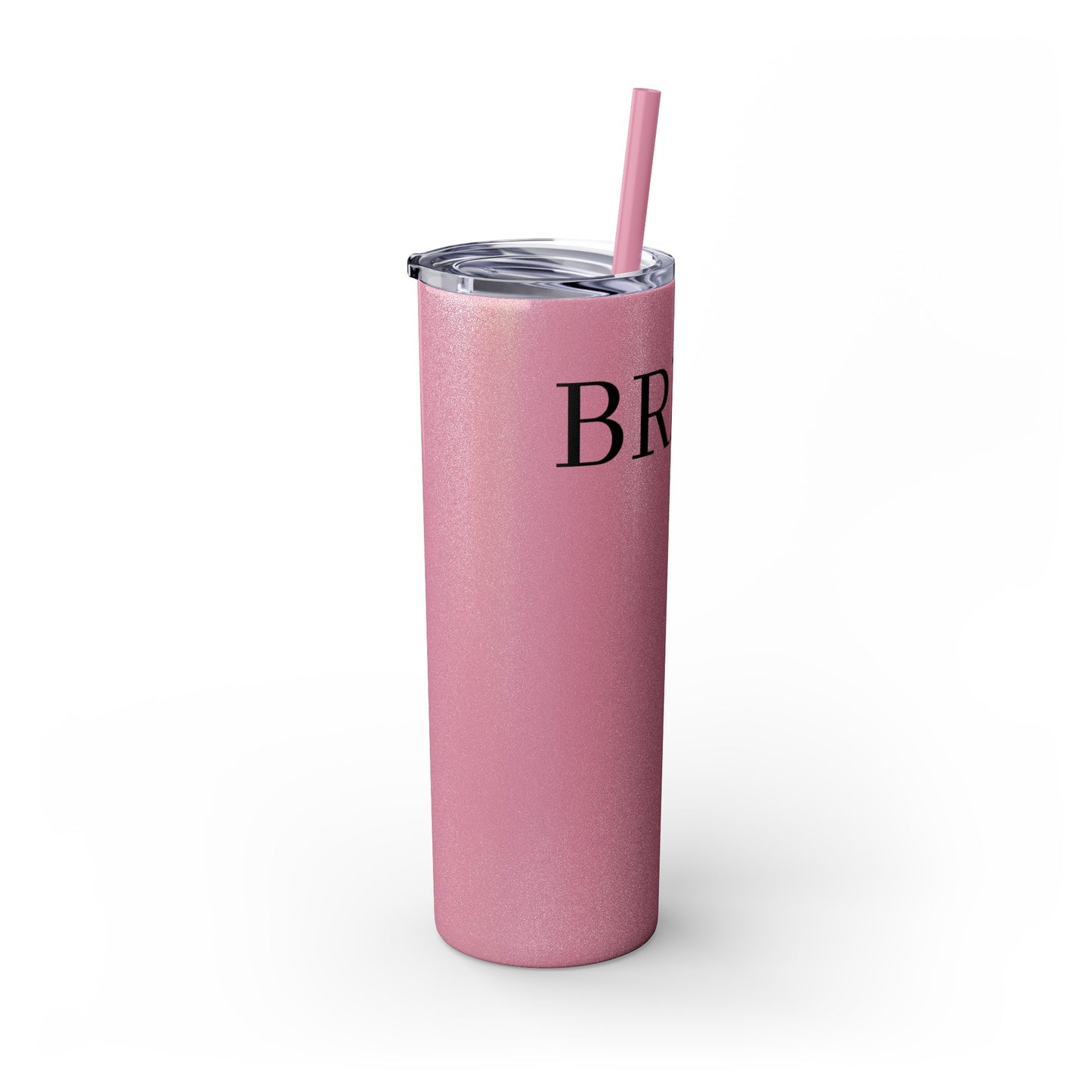 Bride Crew Skinny Tumbler with Straw, 20oz