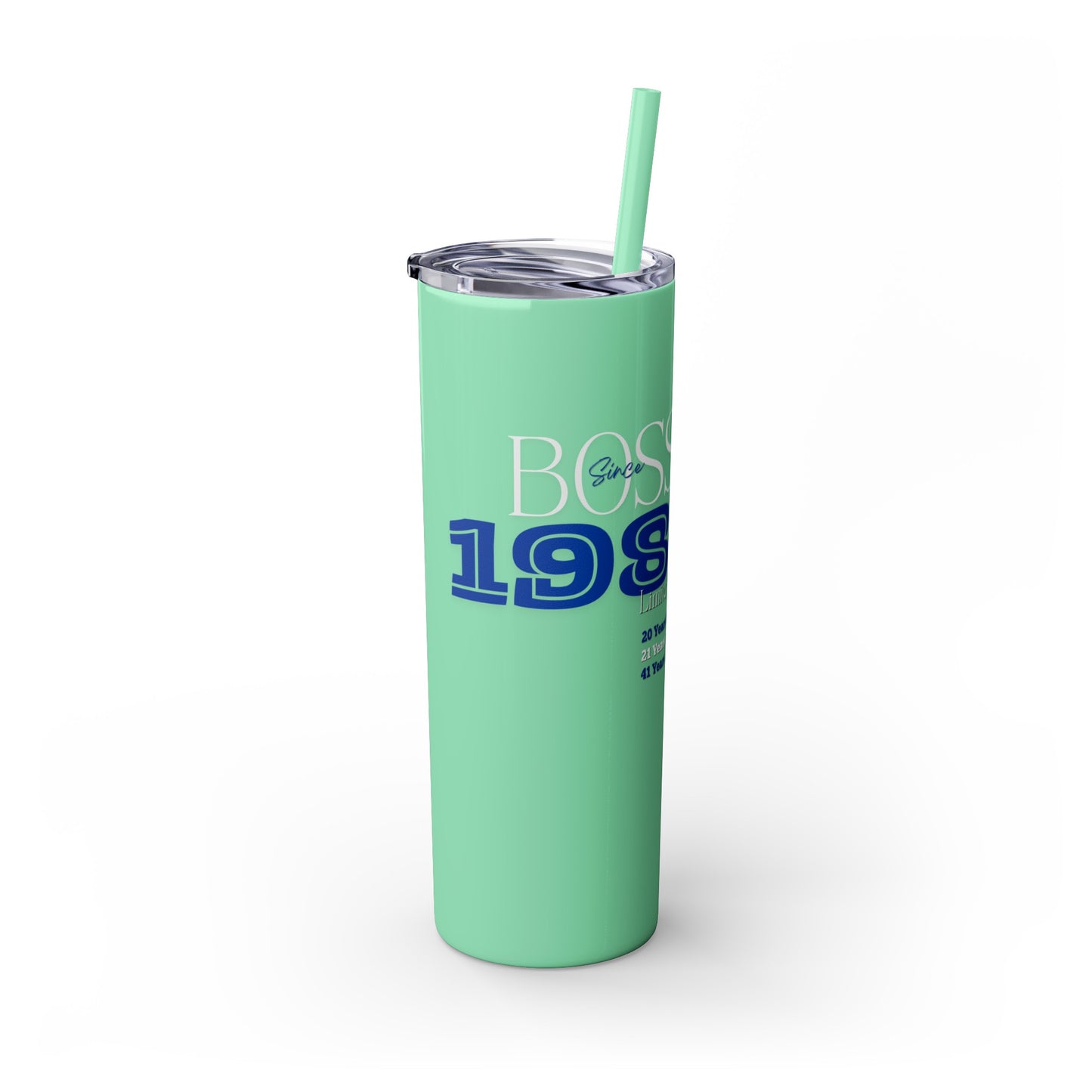 1983 Born Skinny Tumbler with Straw, 20oz