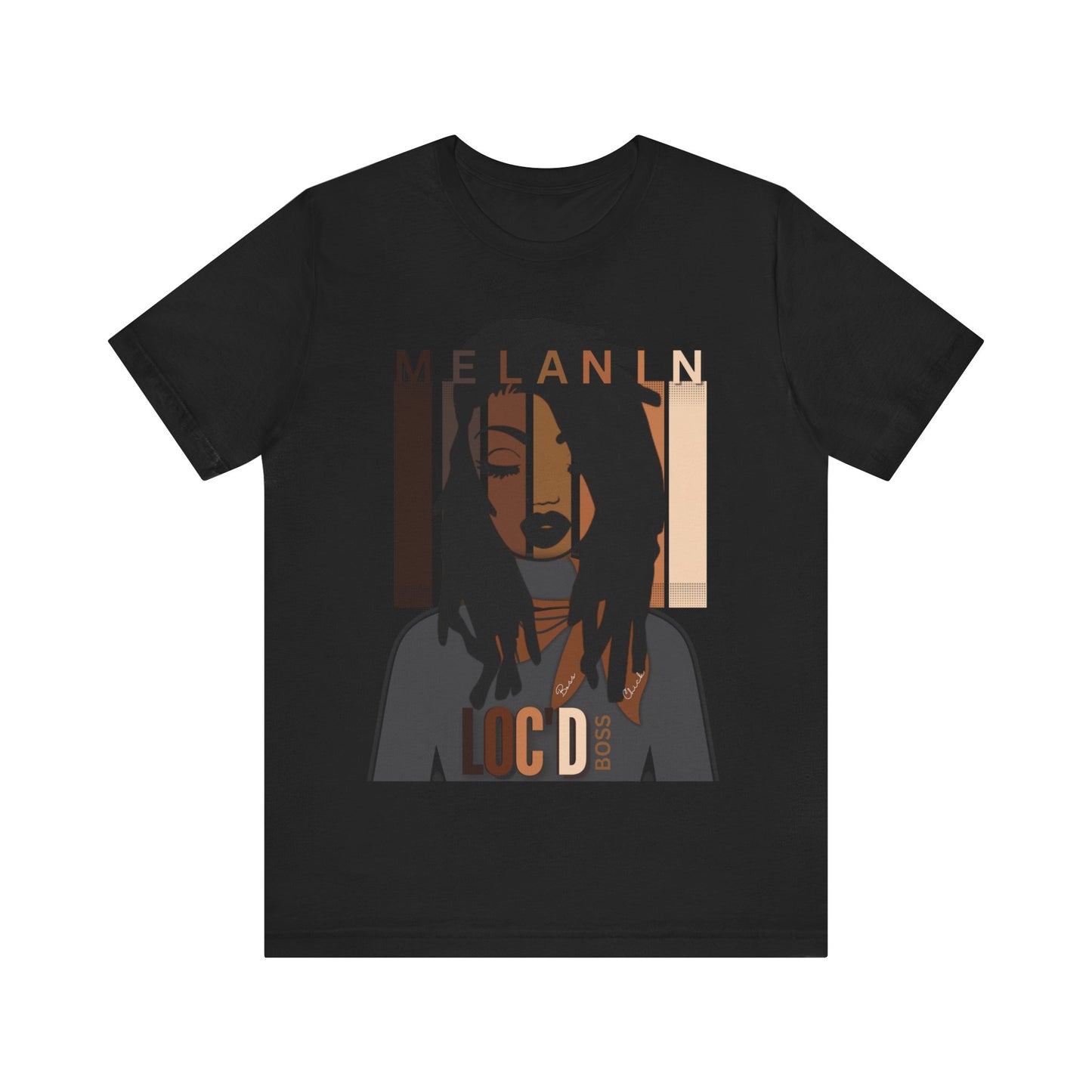 Melanin Loc'd Jersey Short Sleeve Tee