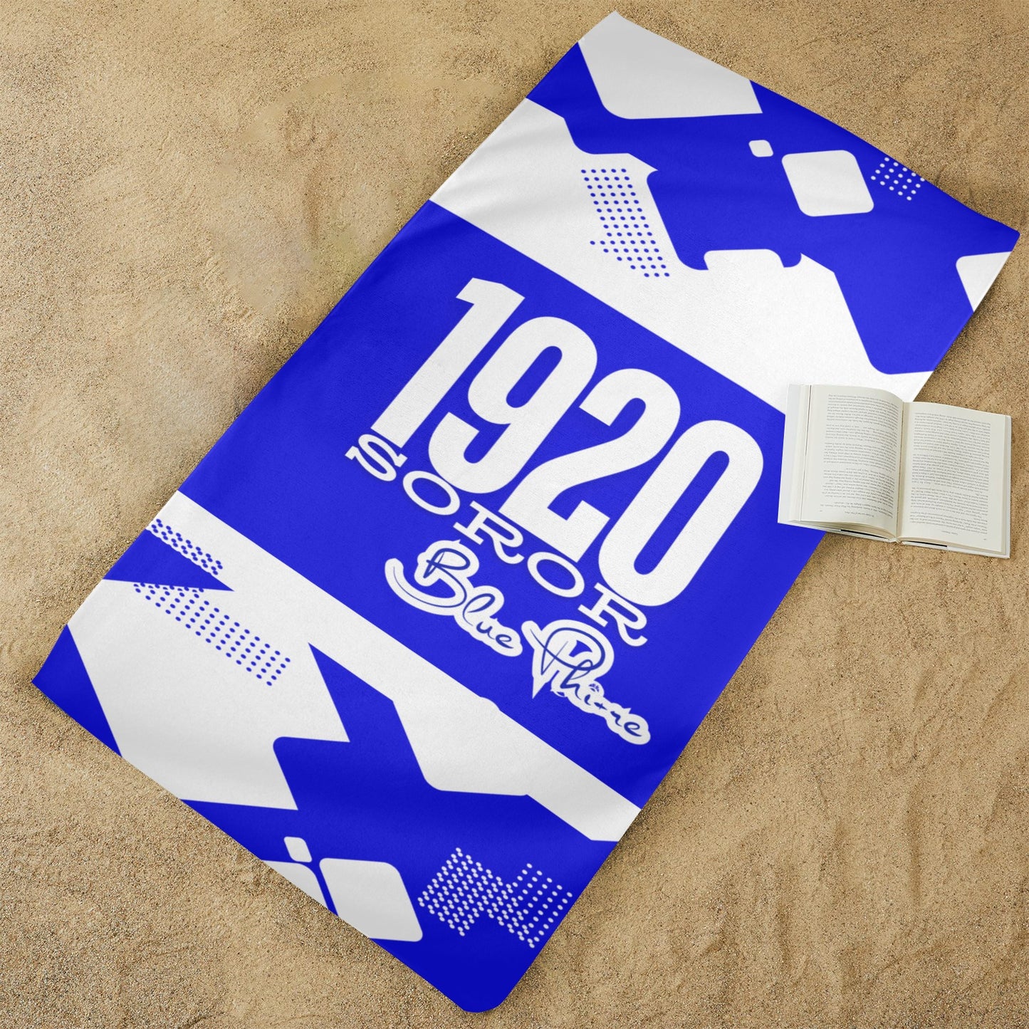Tre Phire 1920 Soror Blue Phi Beach Towel