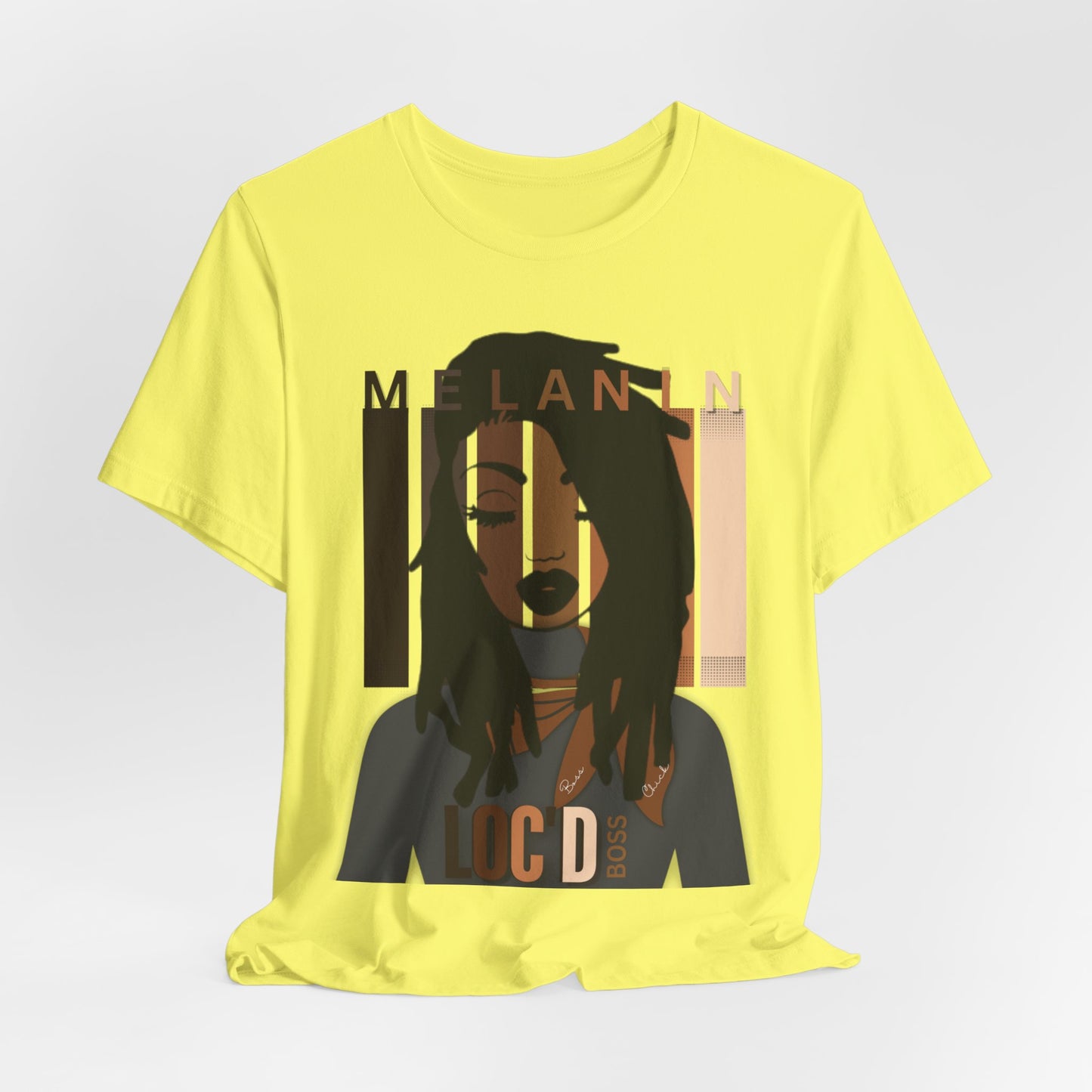 Melanin Loc'd Jersey Short Sleeve Tee