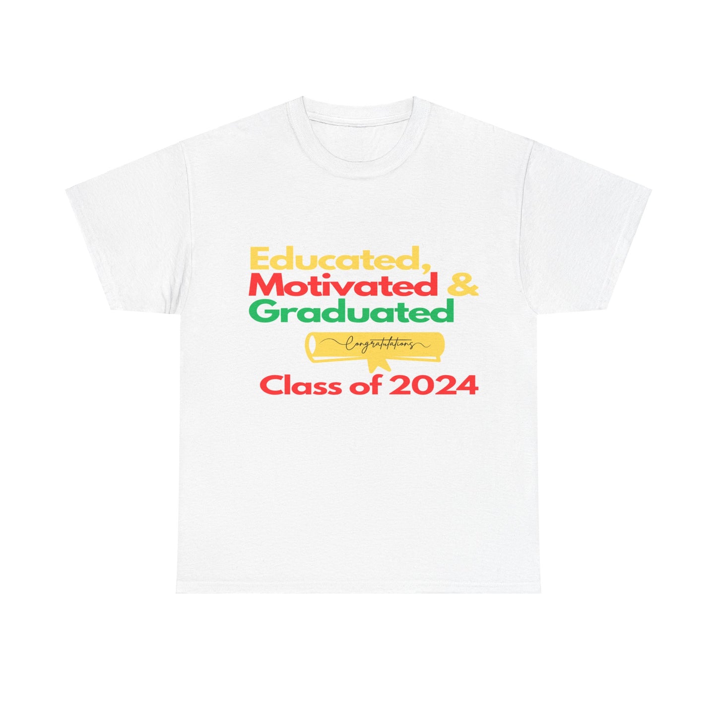 Educated Graduated Unisex Heavy Cotton Tee
