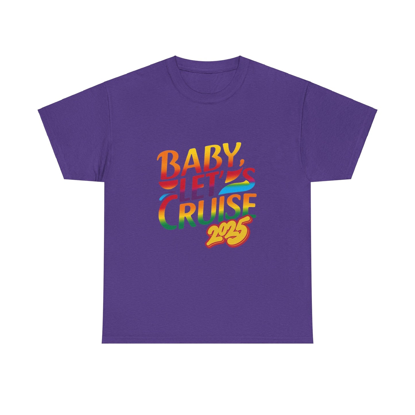 T-Shirt Baby Lets Cruise Family Friends Trip Memory Maker
