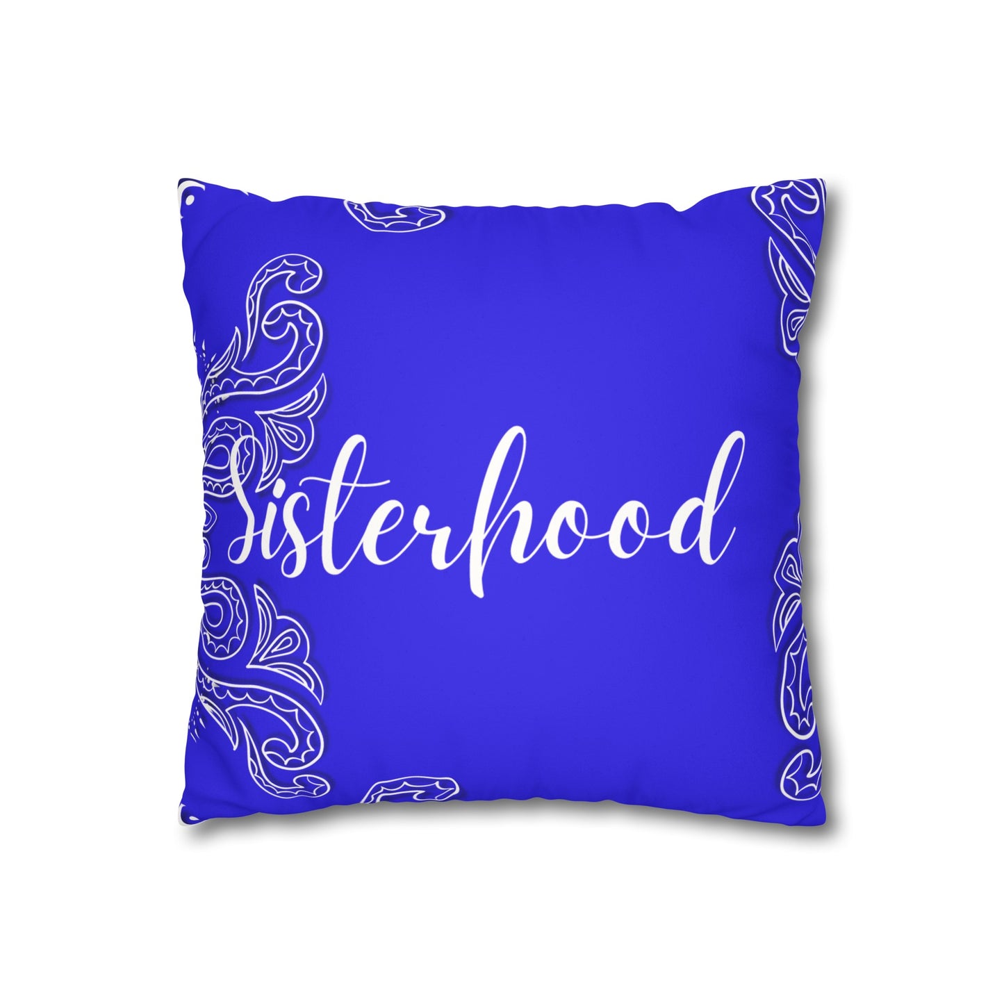 Sister Hood 1920 Faux Suede Square Pillowcase