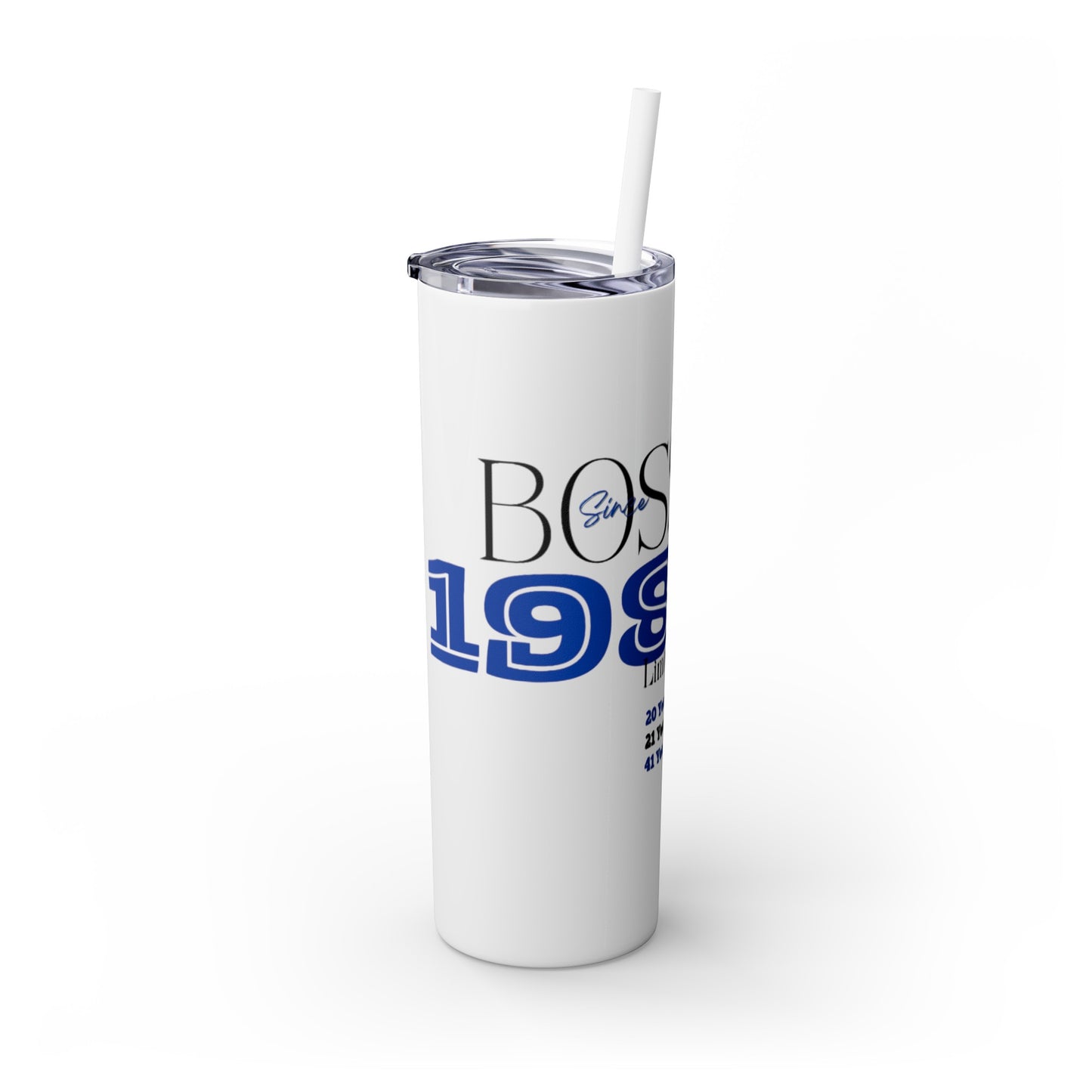 1983 Born Skinny Tumbler with Straw, 20oz