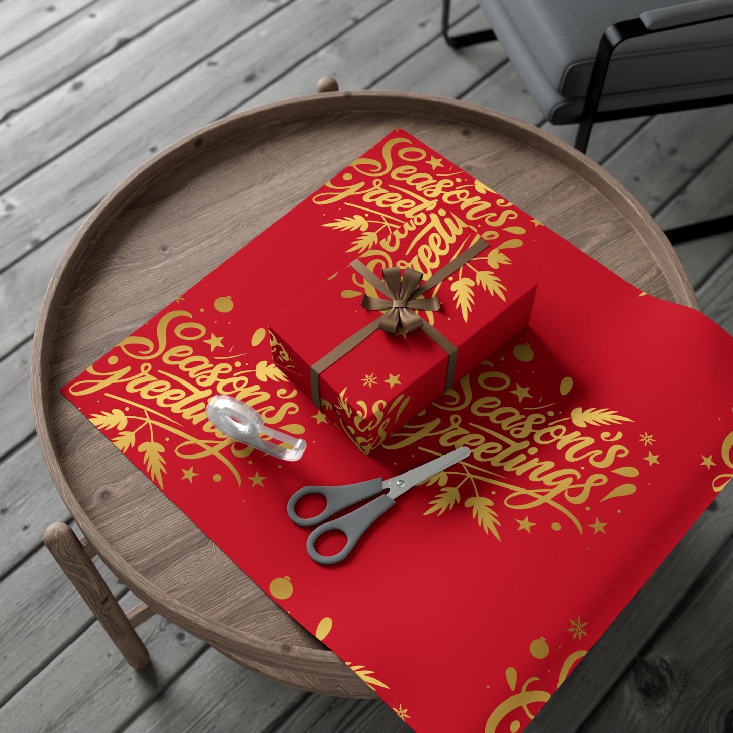 Gift Wrap-African American Inspired Season Greetings