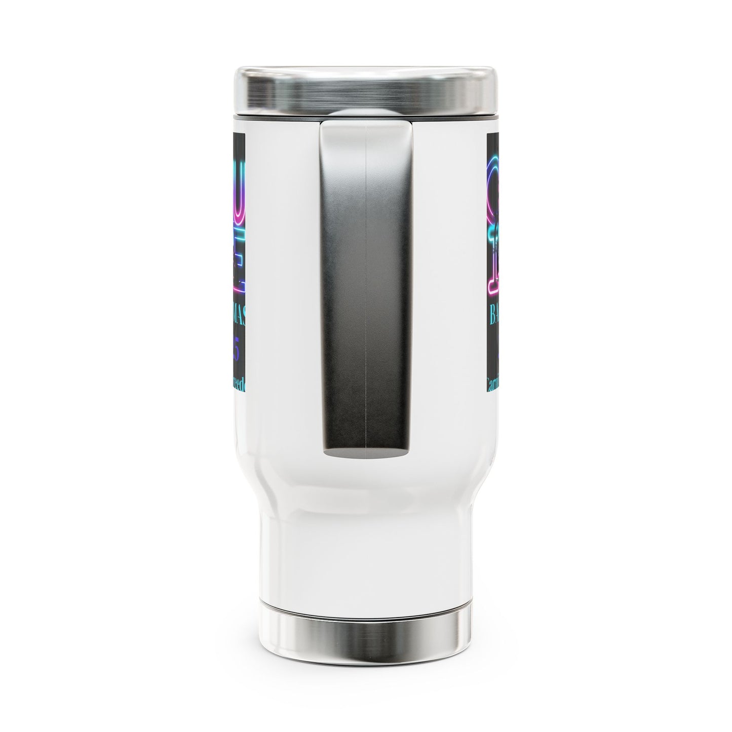 Carnival Freedom 2025 Stainless Steel Travel Mug with Handle, 14oz