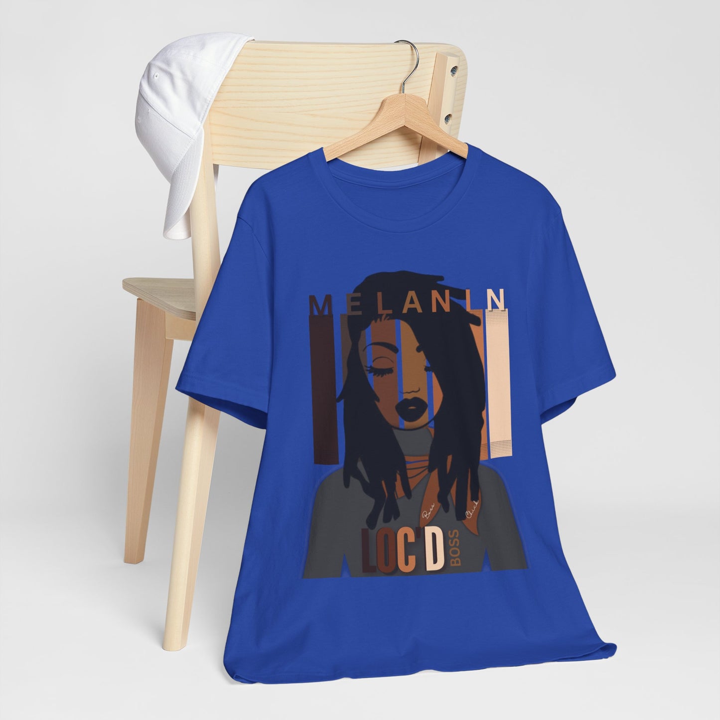 Melanin Loc'd Jersey Short Sleeve Tee
