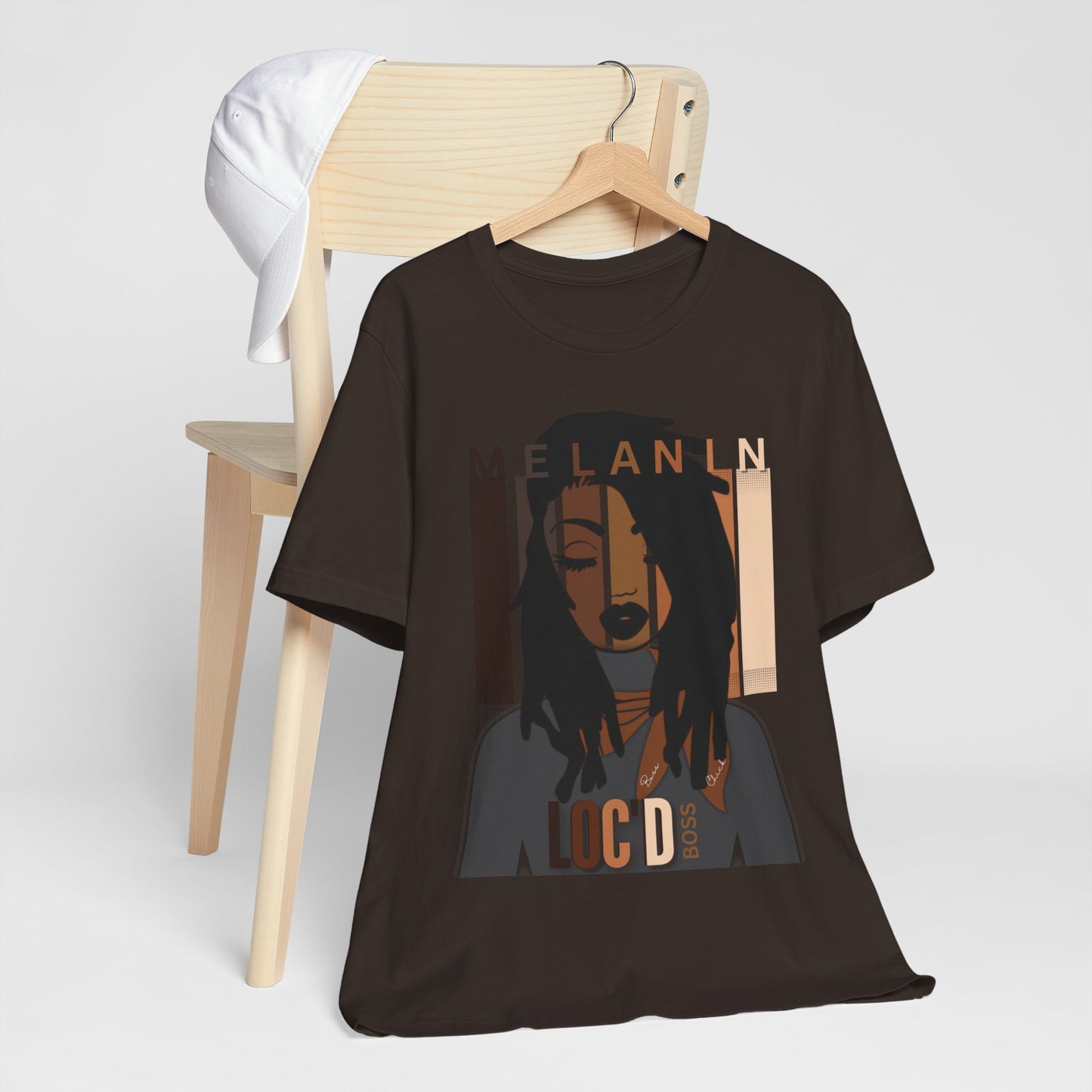 Melanin Loc'd Jersey Short Sleeve Tee