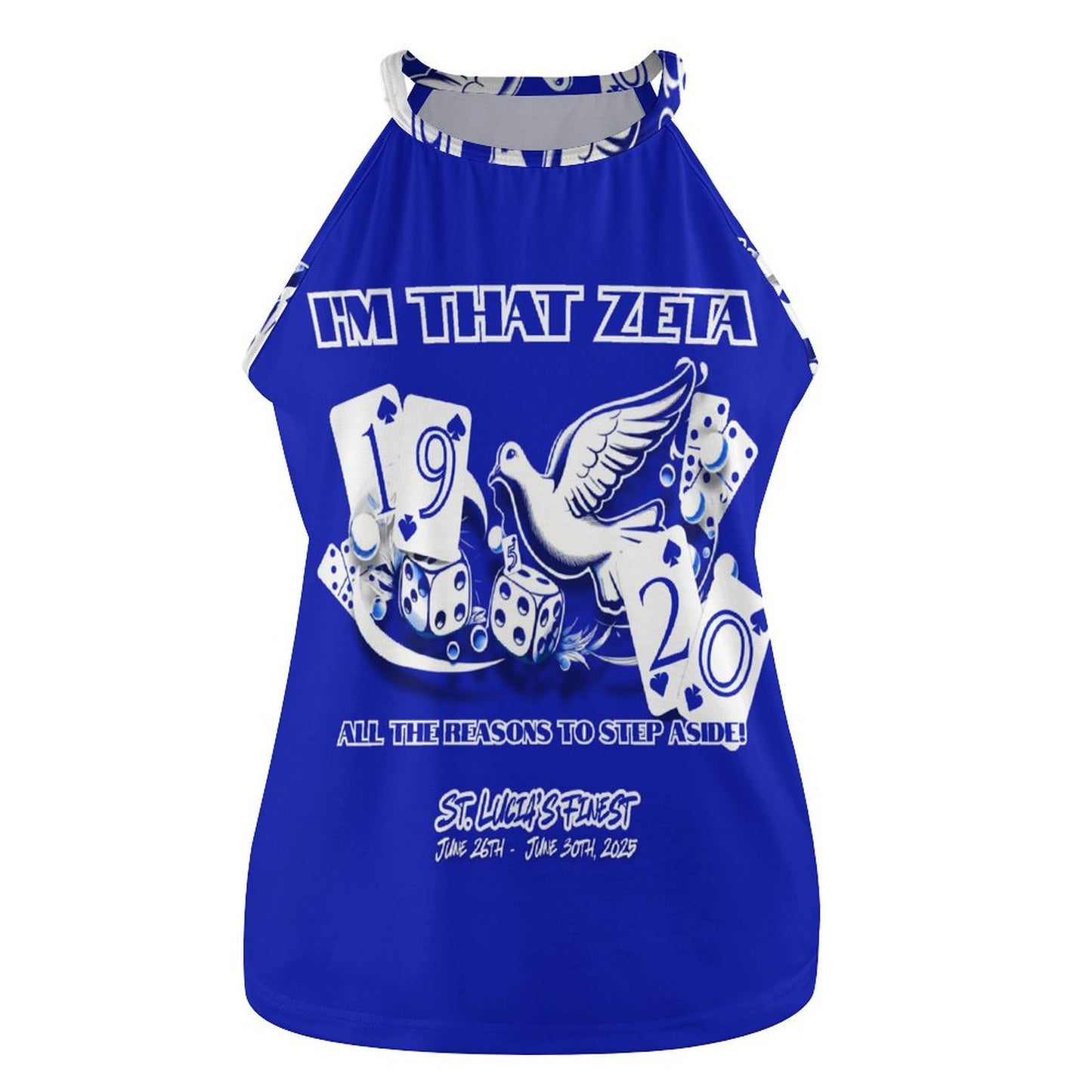 Im That Zeta St Lucia Women's Round-Neck Vest