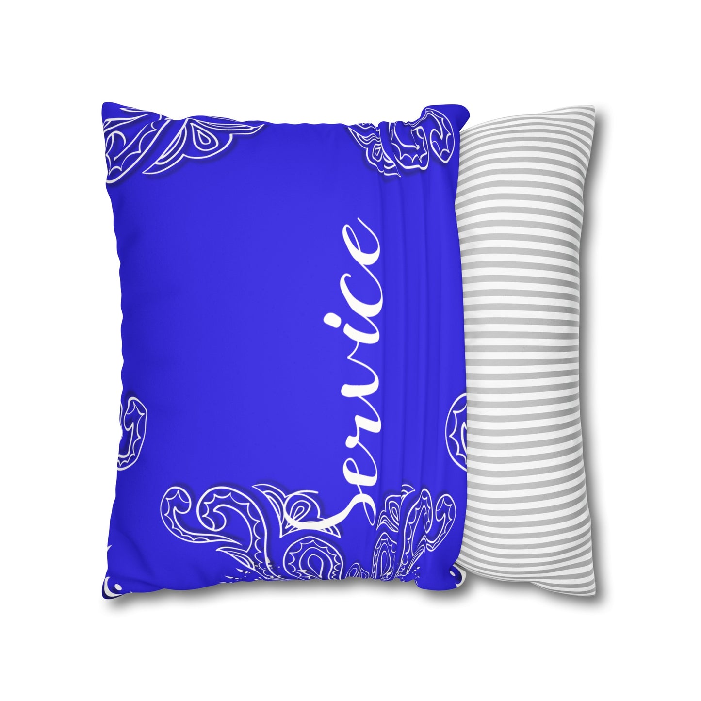 Service 1920 Faux Suede Square Pillowcase