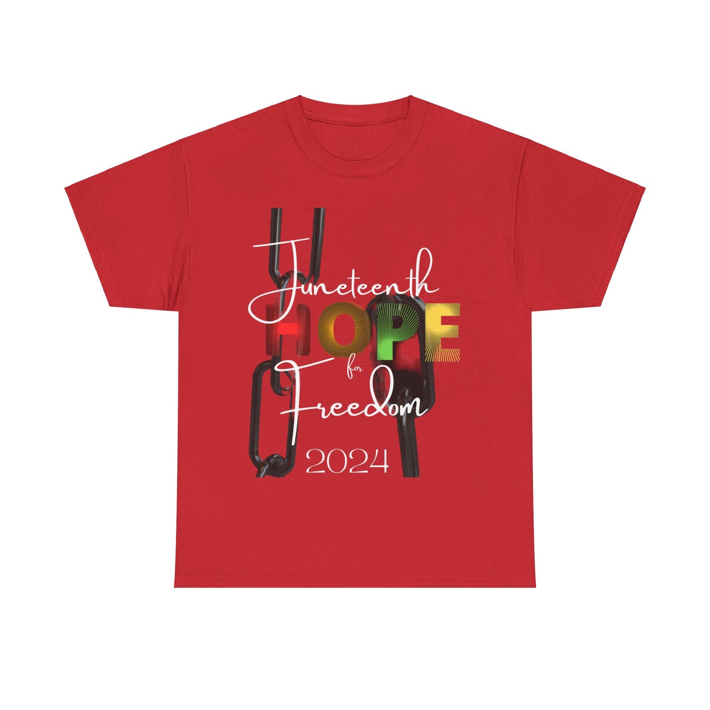 Juneteenth Hope & Freedom Unisex Heavy Cotton Tee