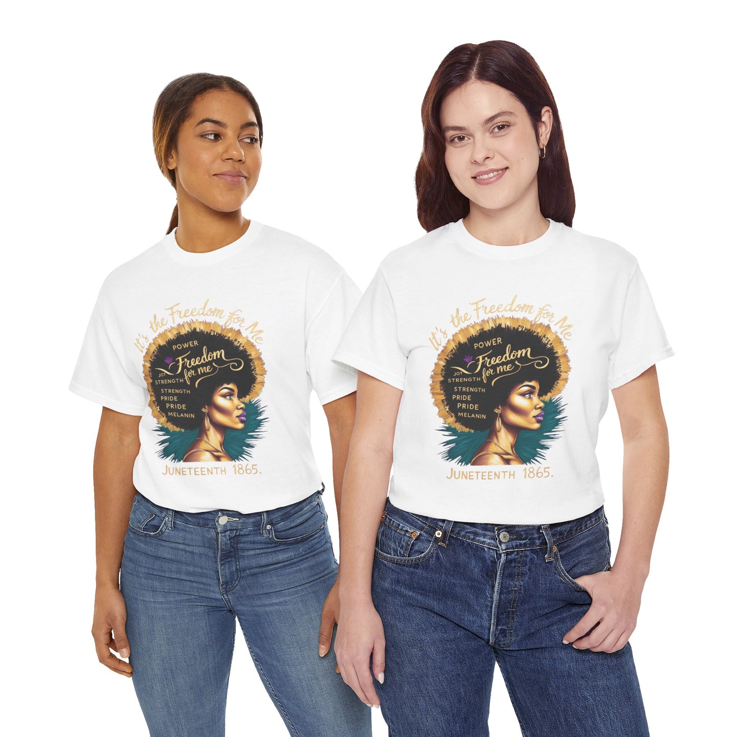 Graphic Tee - Juneteenth 1865 Freedom for Me Design