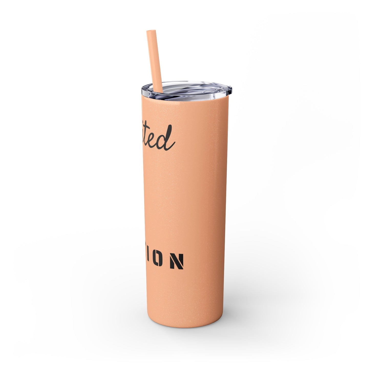 Limited Edition Customizable Skinny Tumbler with Straw, 20oz