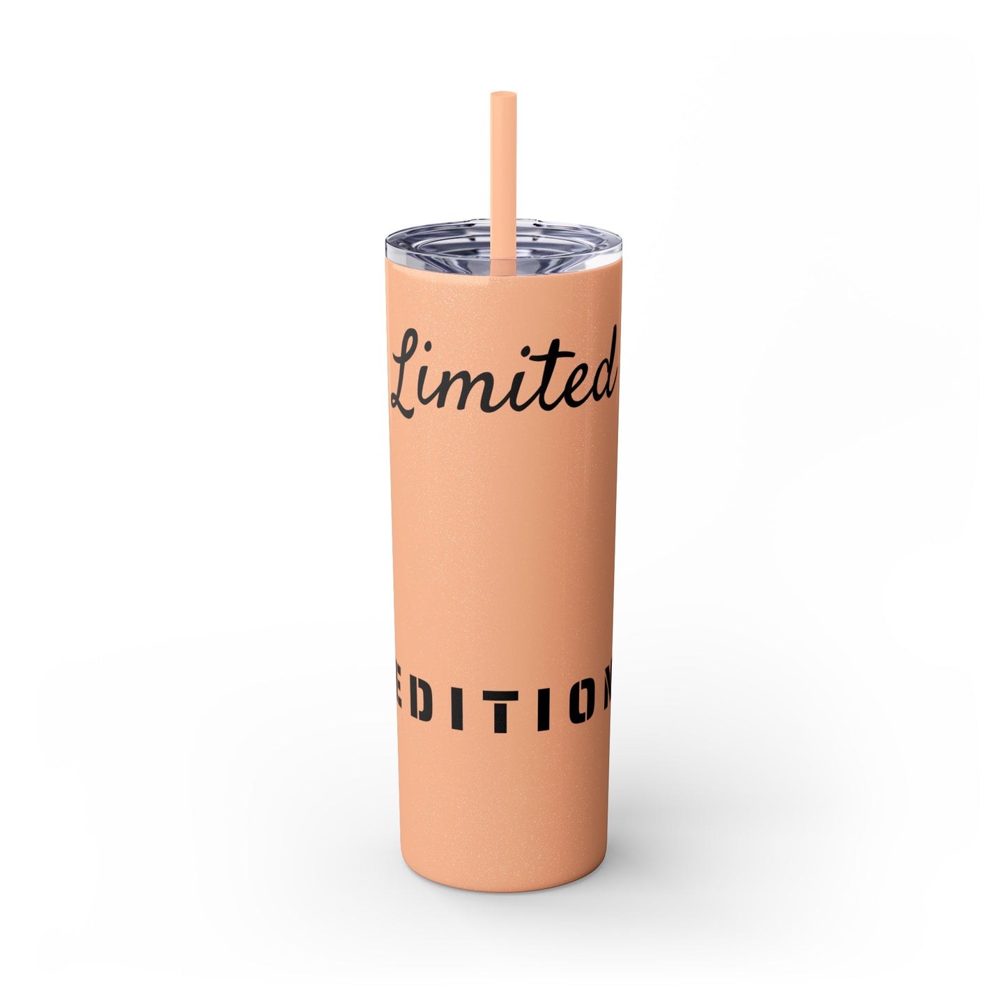 Limited Edition Customizable Skinny Tumbler with Straw, 20oz