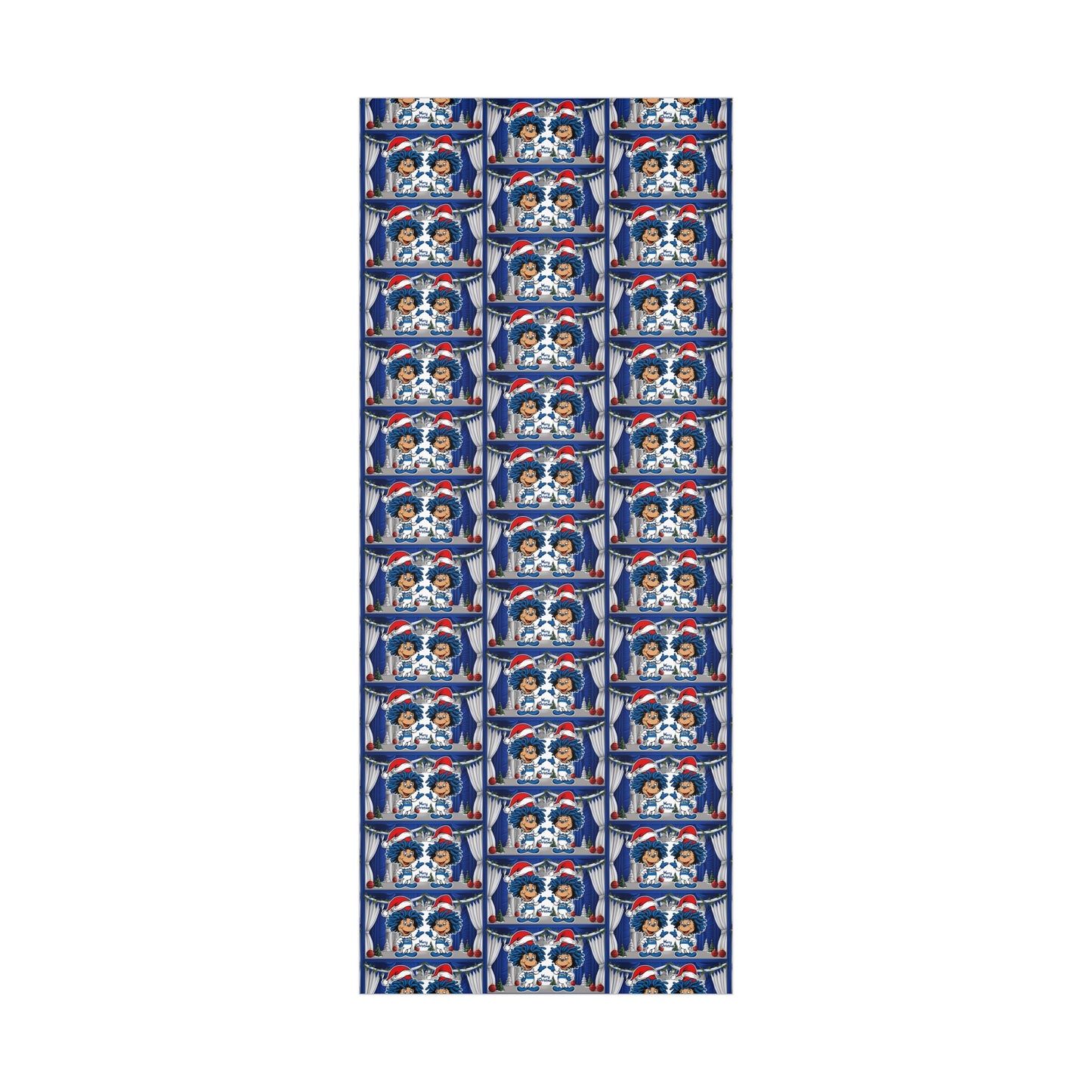 Wrapping Paper, Christmas Gift Wrap Papers with Sailor Santa Design, Nautical Holiday Decor, Festive Table Setting, DIY Gift