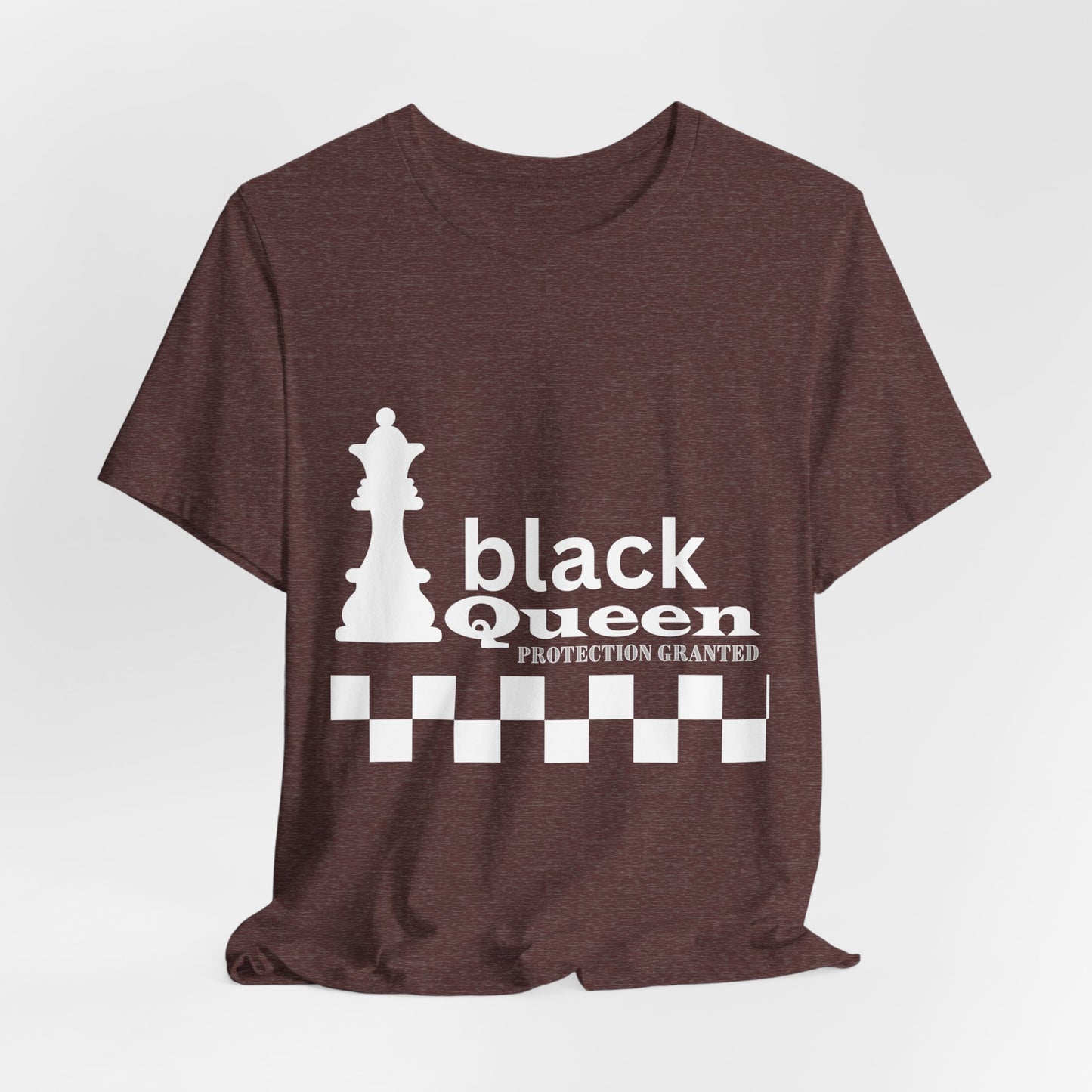 Black Queen Chess Tee - Unisex Jersey Short Sleeve
