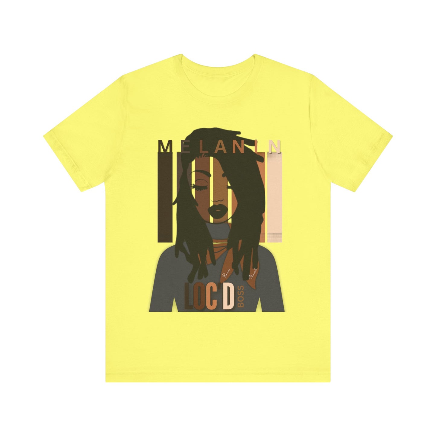 Melanin Loc'd Jersey Short Sleeve Tee