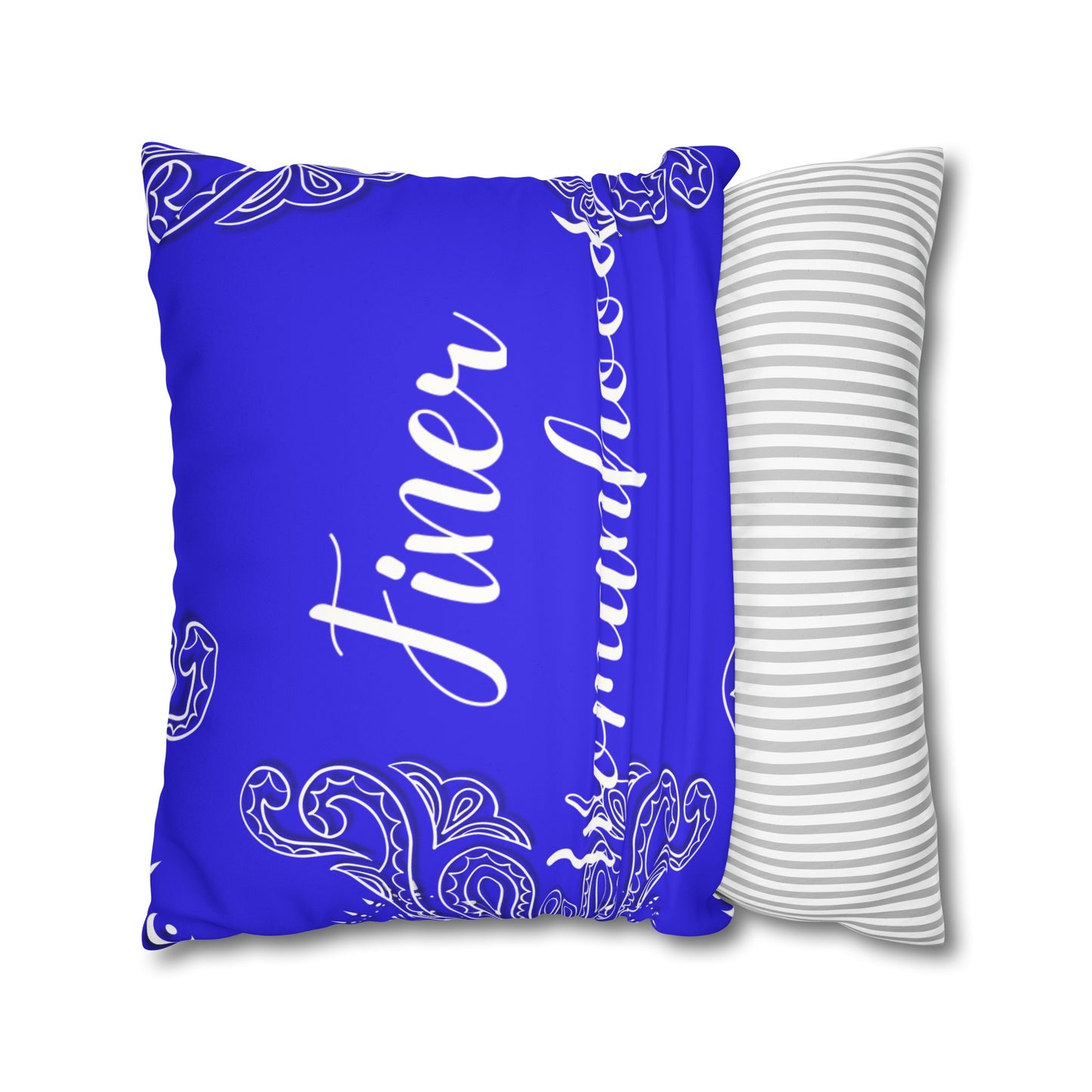 FinerWomanhood 1920 Faux Suede Square Pillowcase