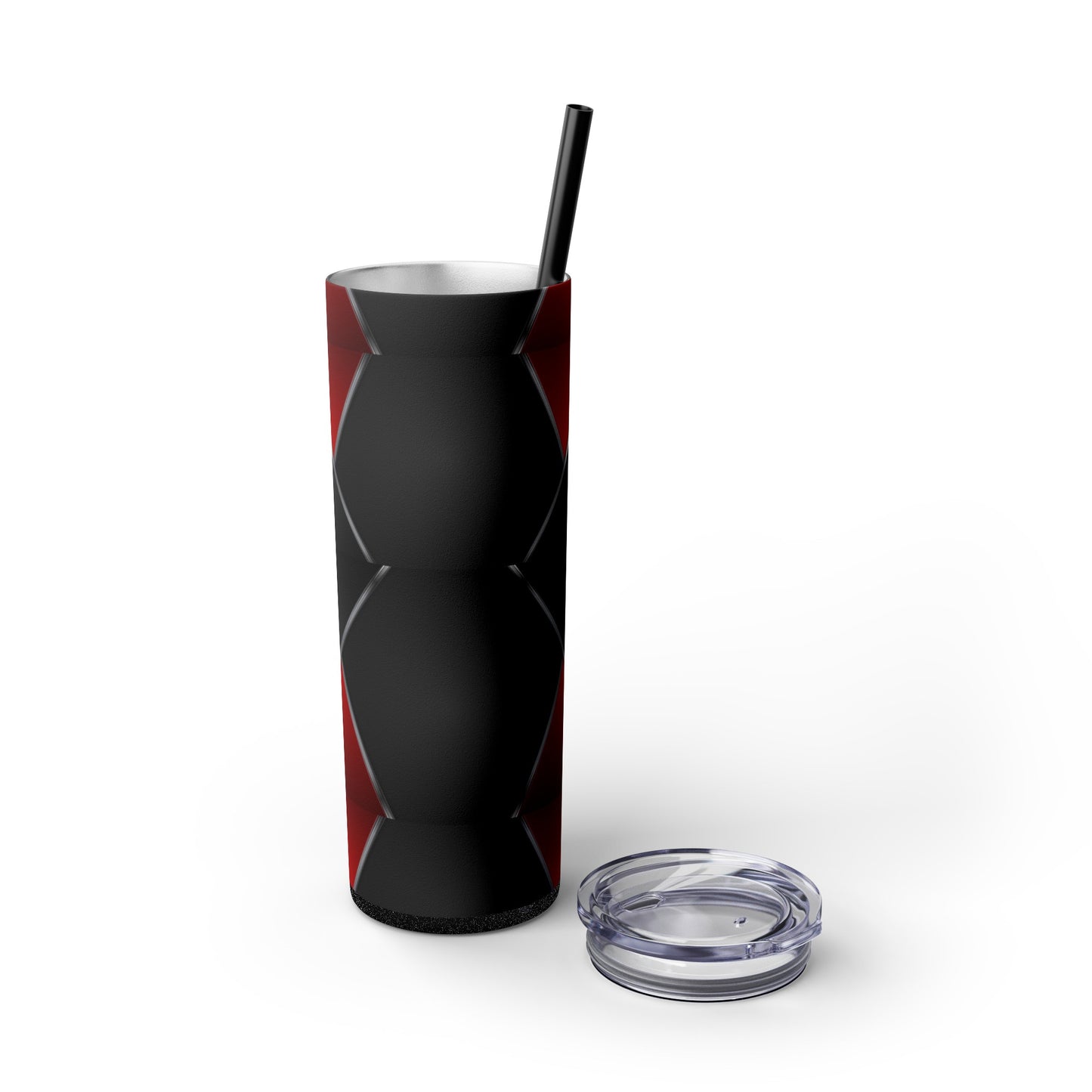 DANGER Skinny Tumbler with Straw, 20oz