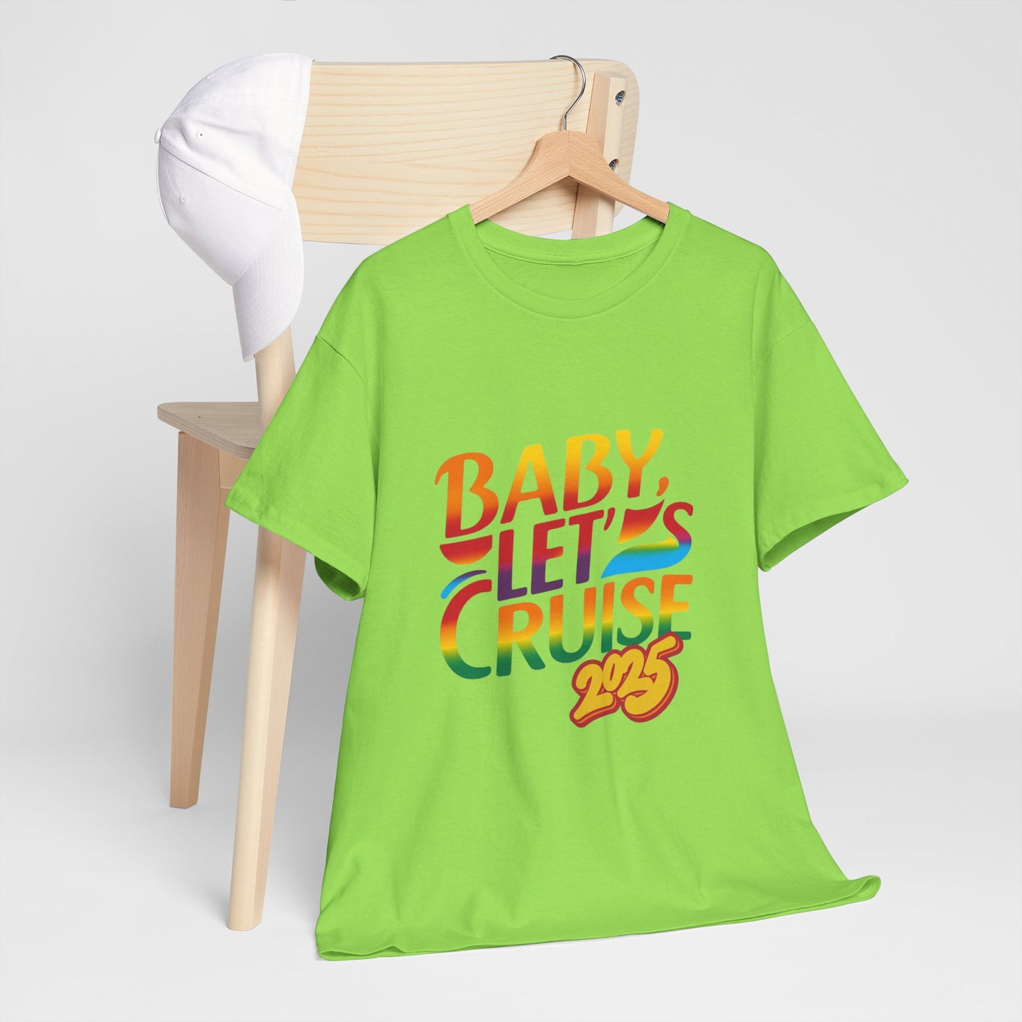 T-Shirt Baby Lets Cruise Family Friends Trip Memory Maker
