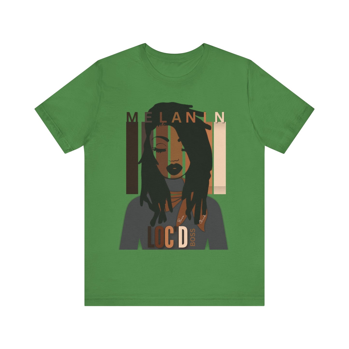 Melanin Loc'd Jersey Short Sleeve Tee