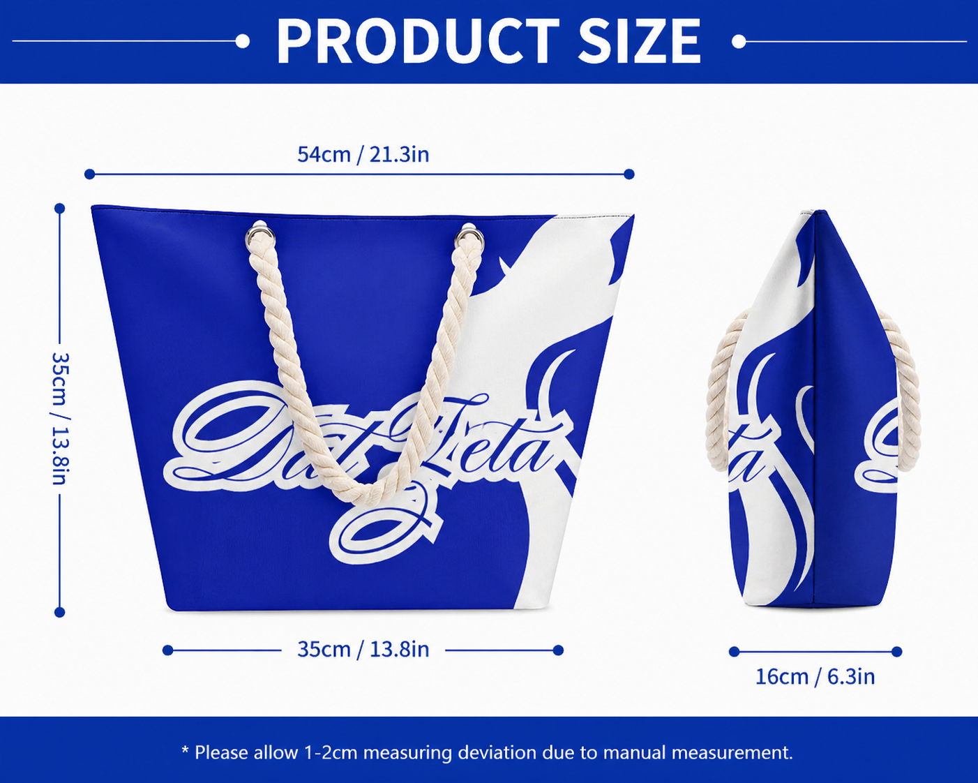 Dat Zeta Signature Beach Tote