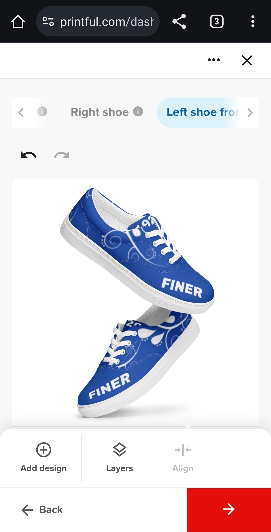 Finer 1920 Women’s lace-up canvas shoes