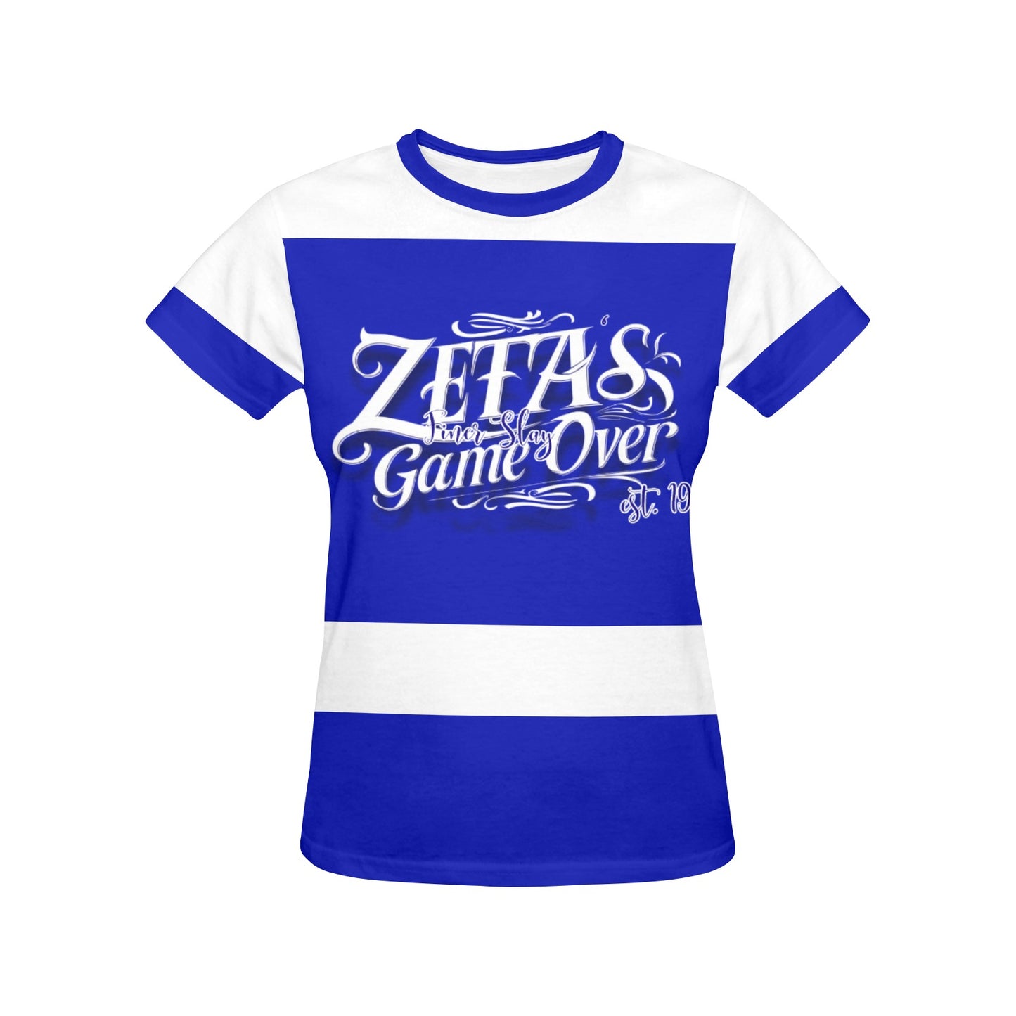Women's All Over Print Crew Neck T-Shirt(T40-2)