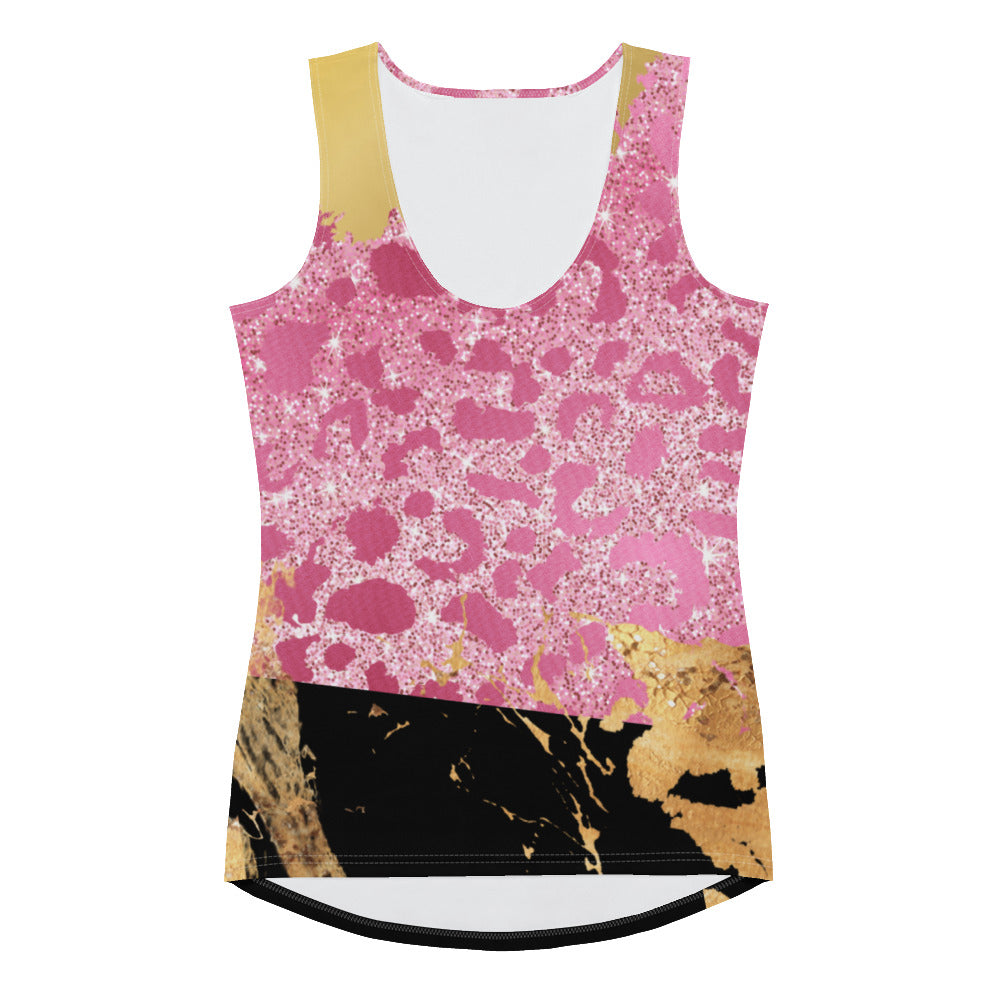 Cheetah Pink Tank Top
