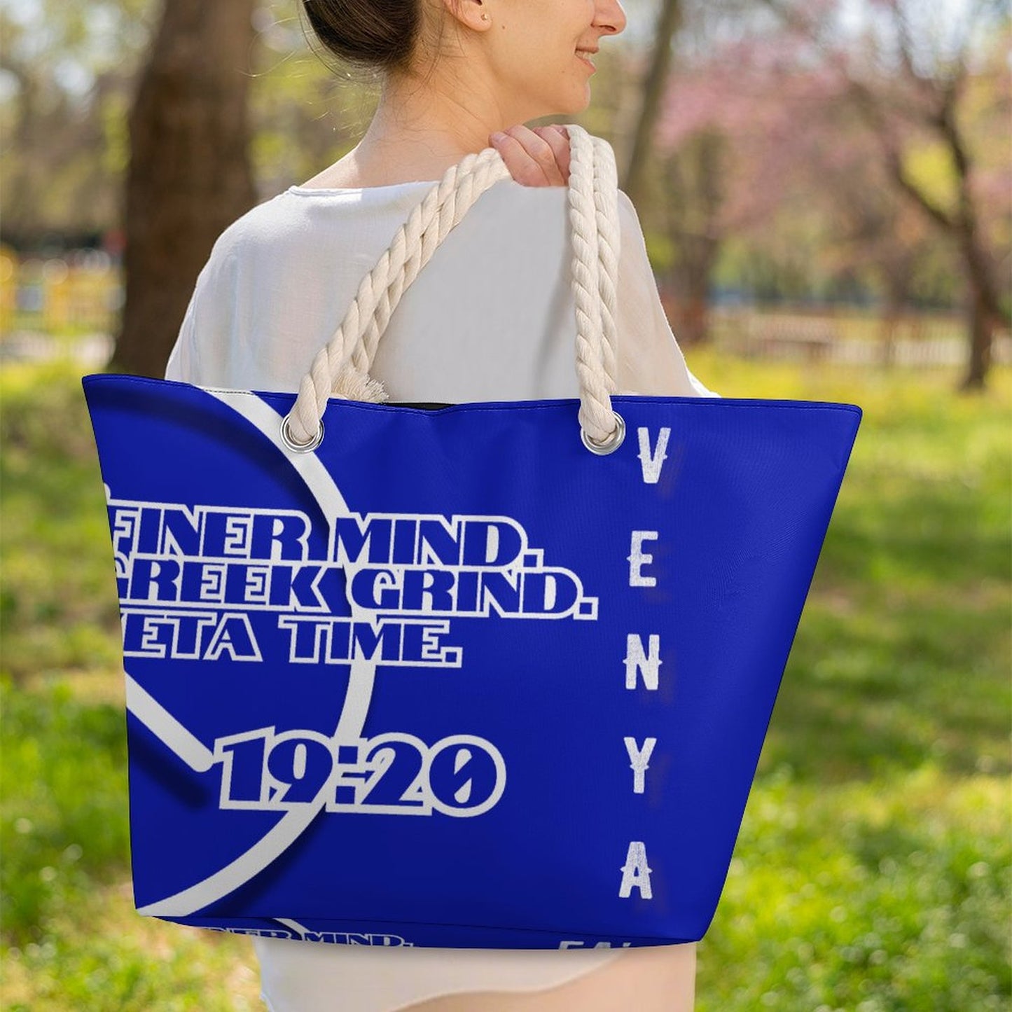 Hemp rope tote bag Hemp Rope Tote Bag