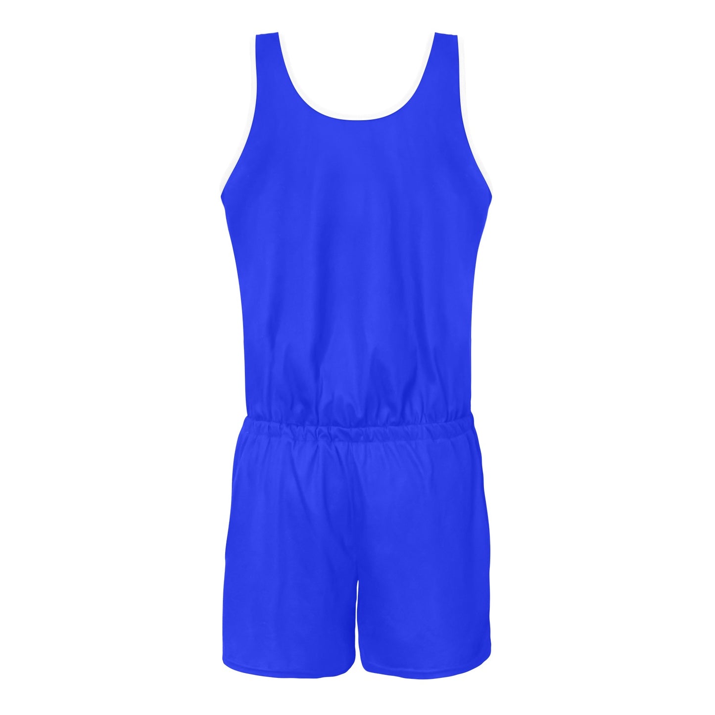 Zeta All Over Print Vest Short Jumpsuit