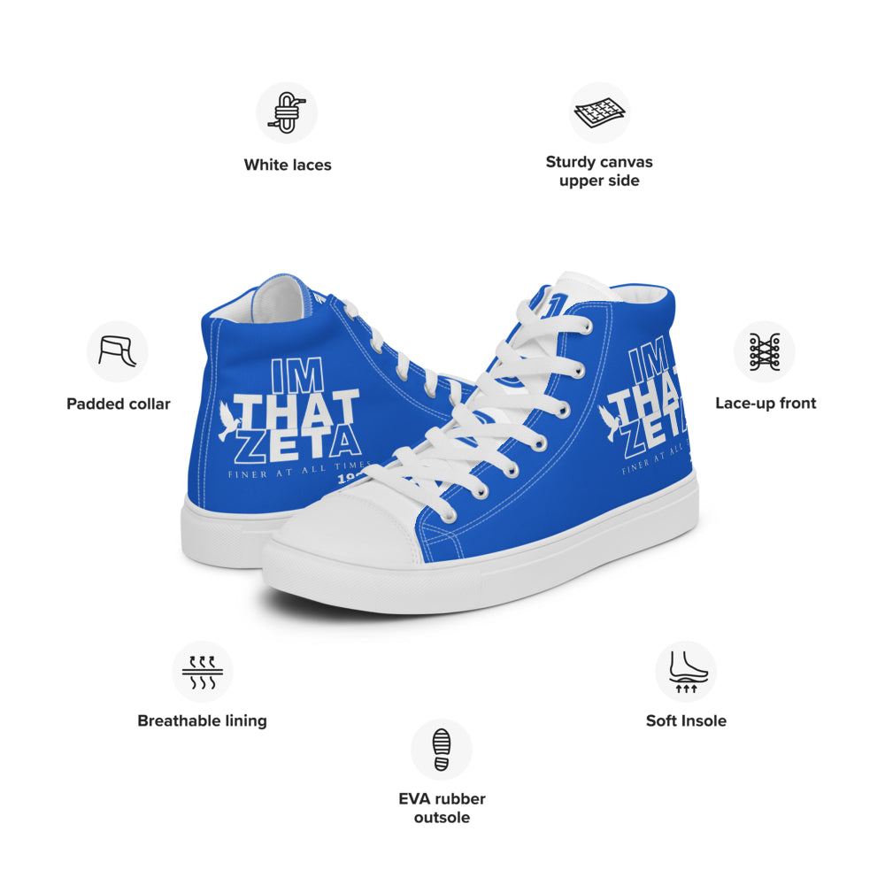 High Tops - I'M THAT ZETA 1920 High Top Canvas Shoes